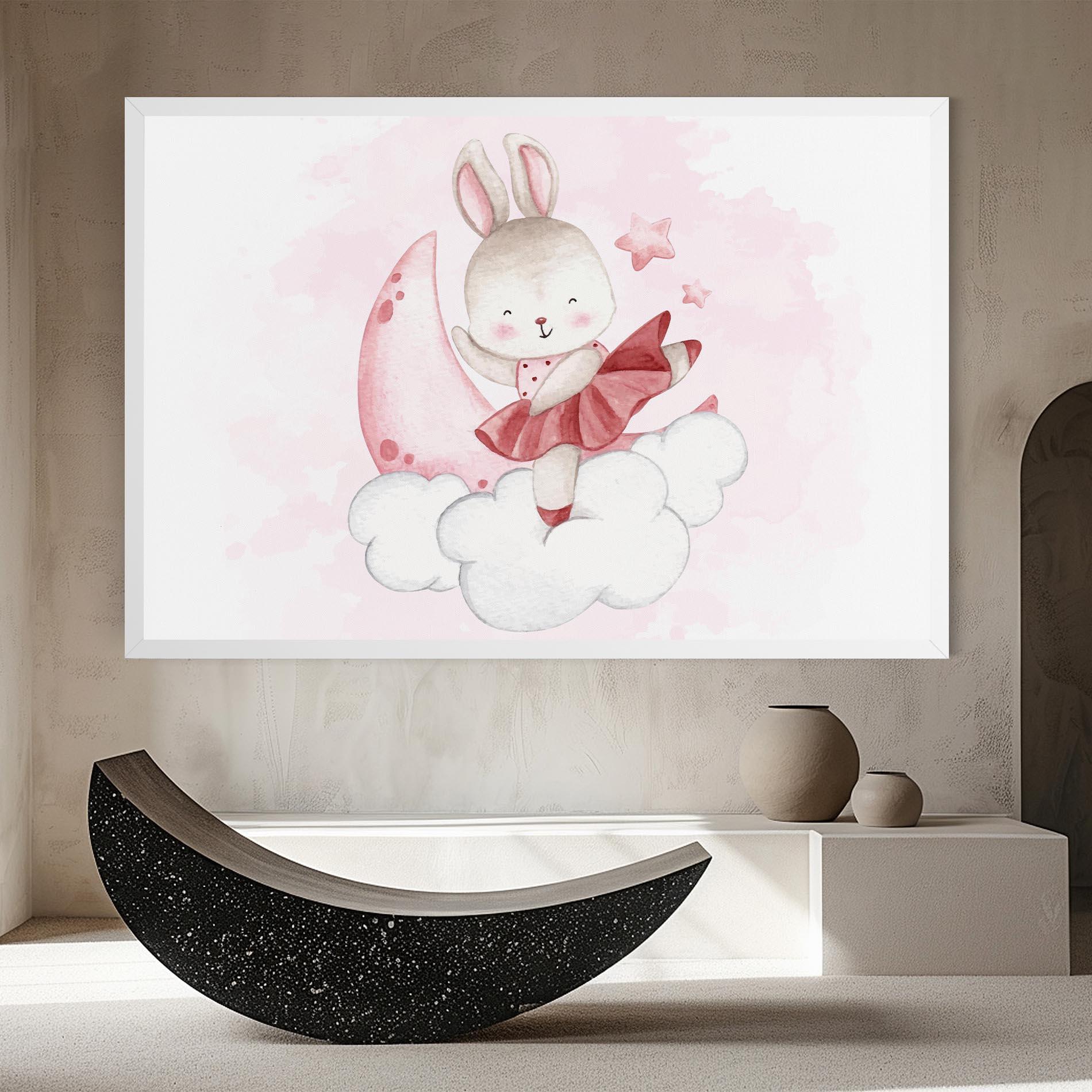 Leinwandbild Ballerina Rabbit mockup 8