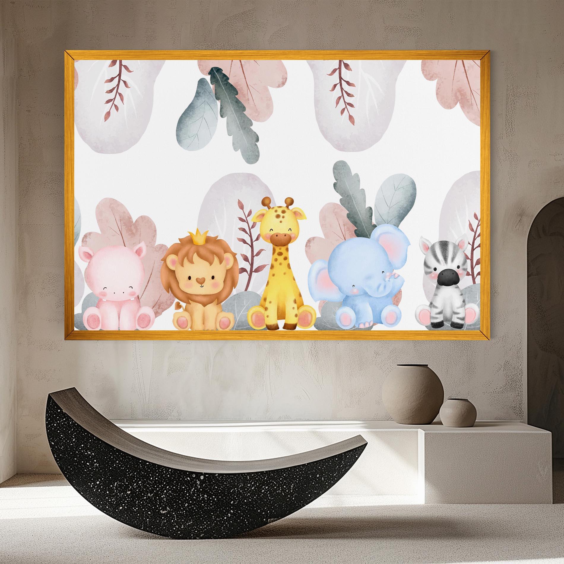 Leinwandbild Baby Animals mockup 8