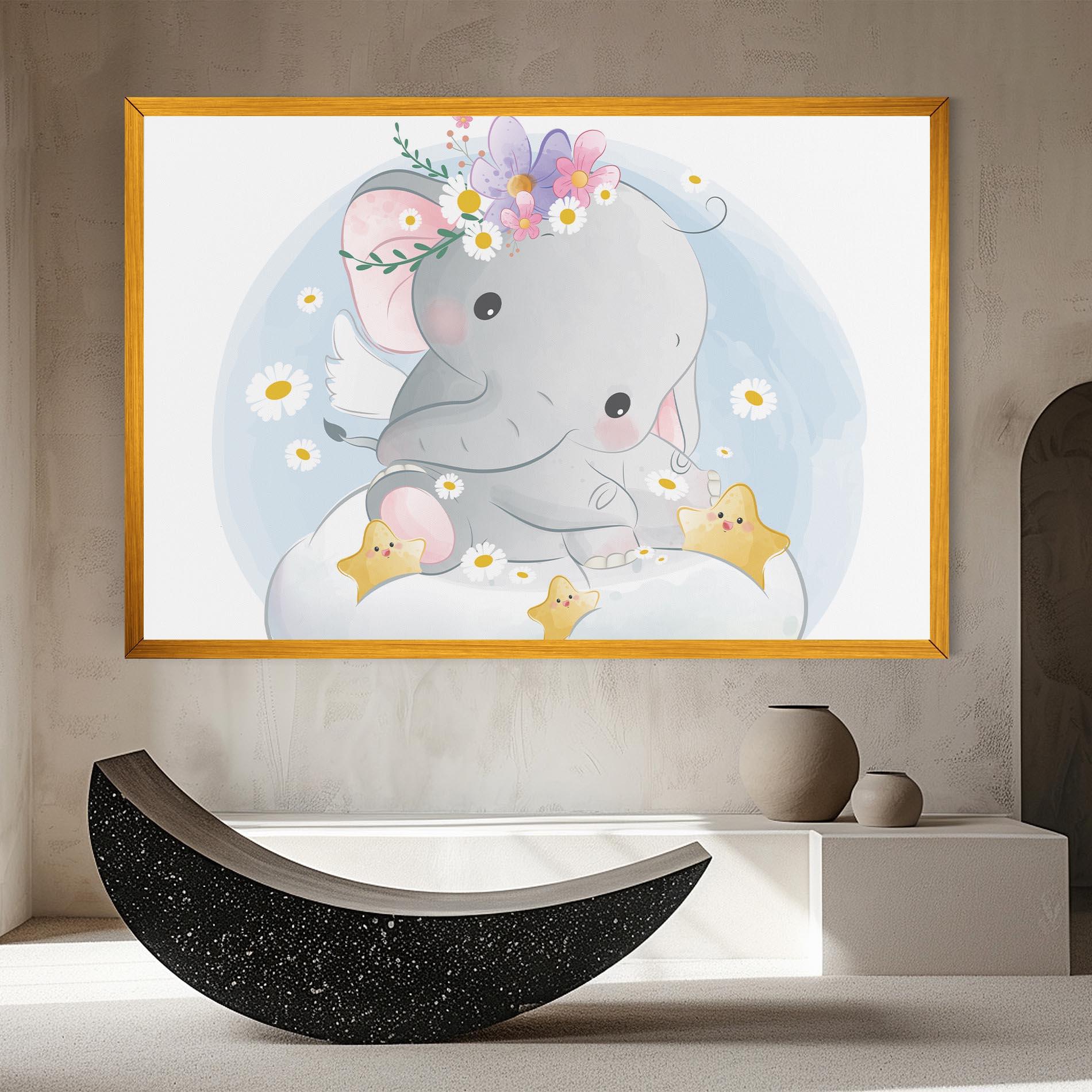 Leinwandbild Elephant Stars mockup 8