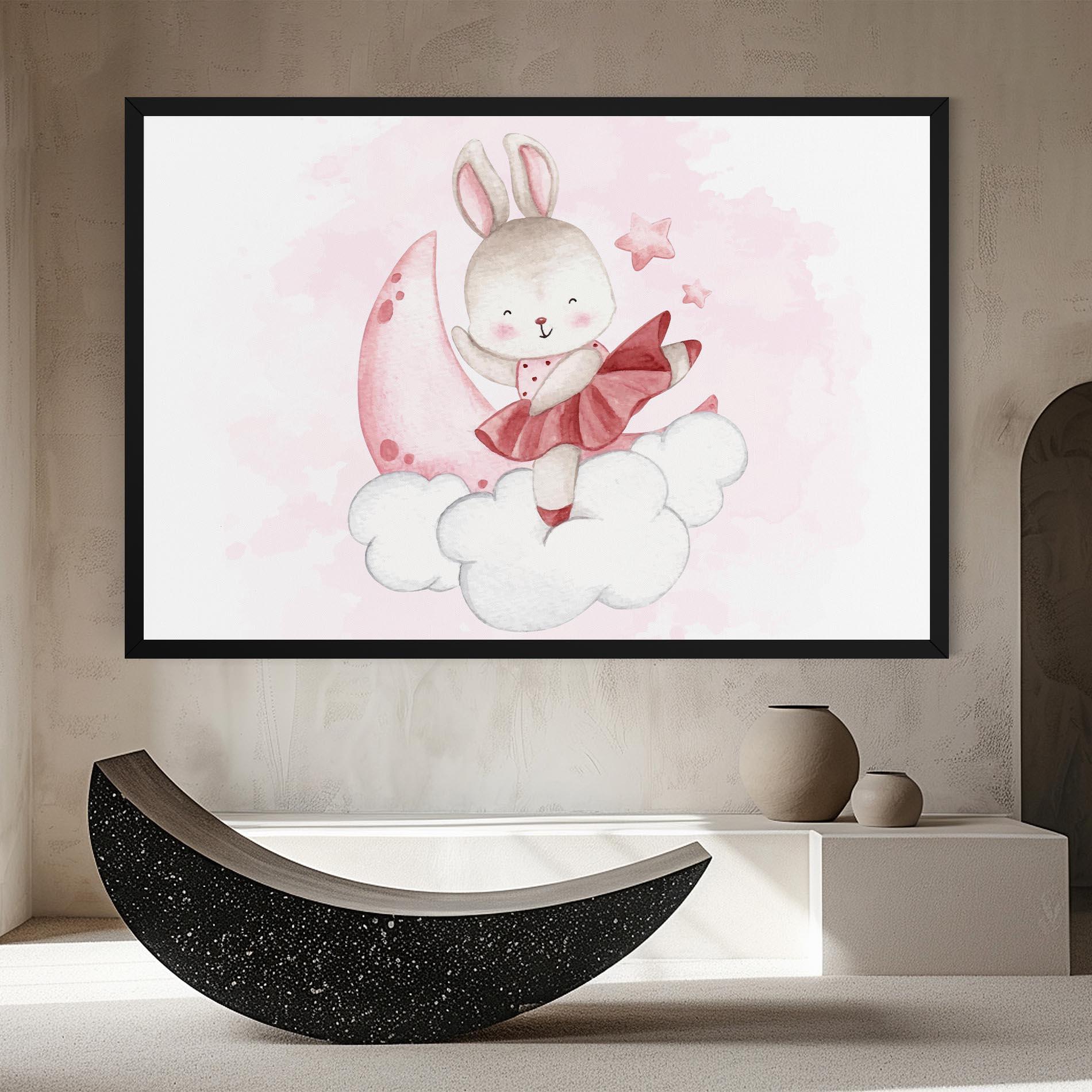 Leinwandbild Ballerina Rabbit mockup 8