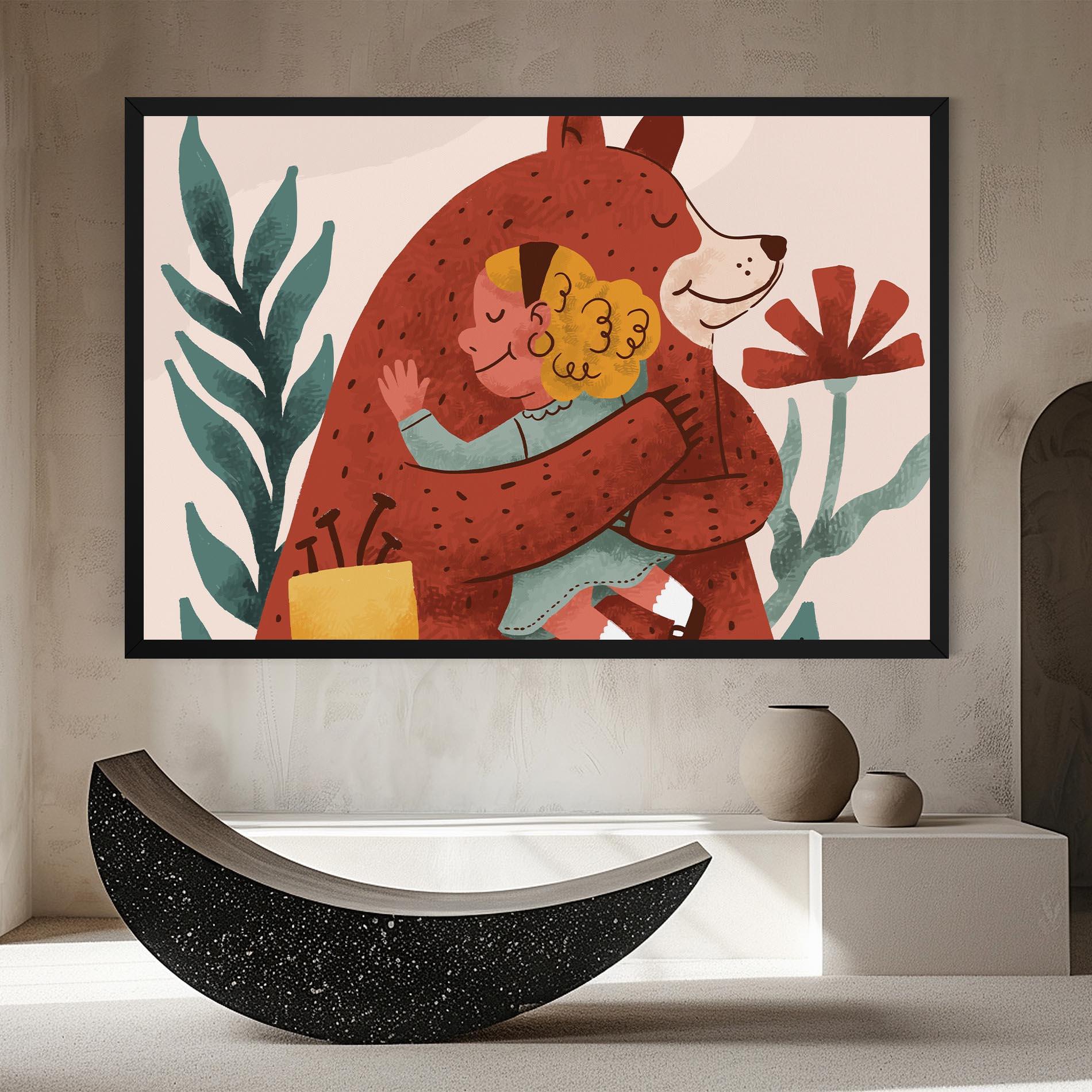 Leinwandbild Bear Hug mockup 8