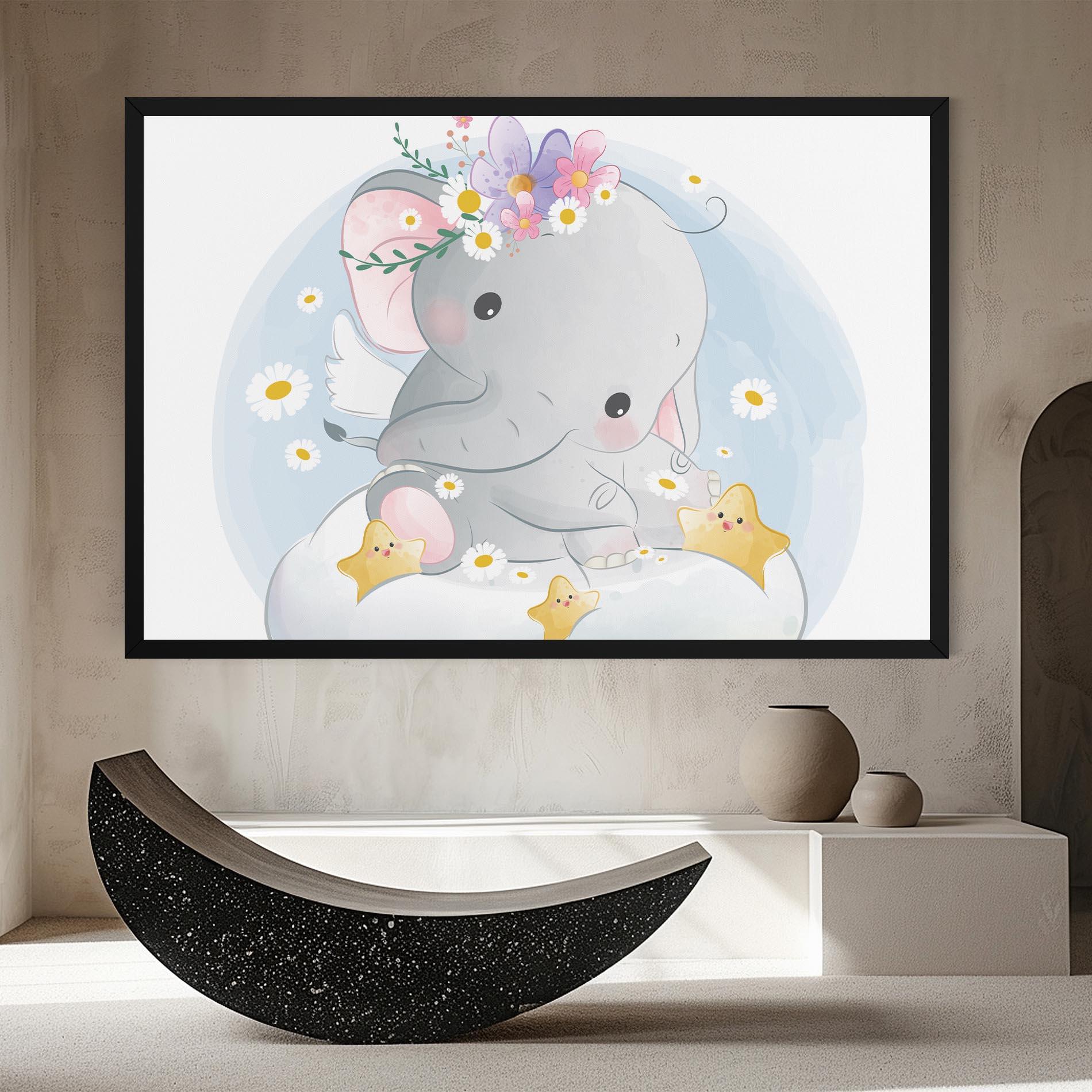 Leinwandbild Elephant Stars mockup 8