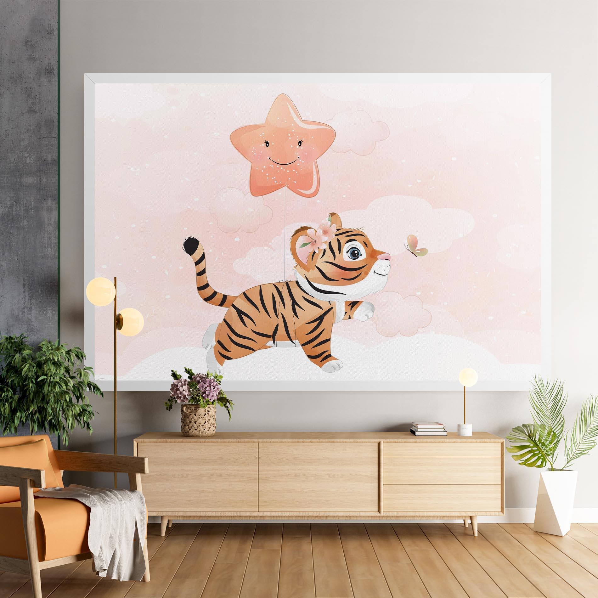 Leinwandbild Baby Tiger Art mockup 9