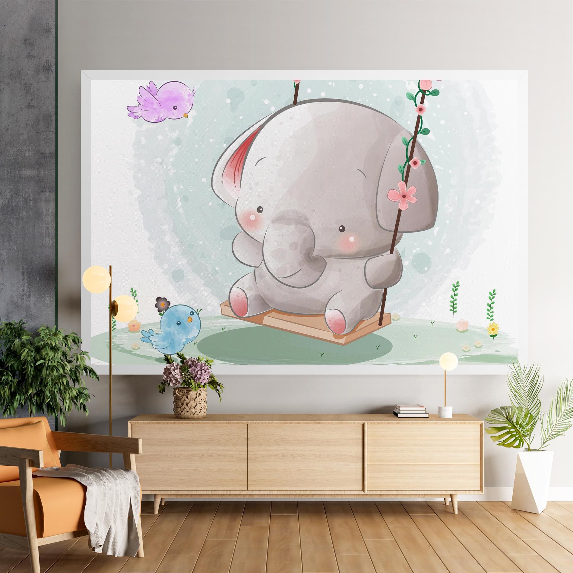 Bird Baby Elephant mockup 9