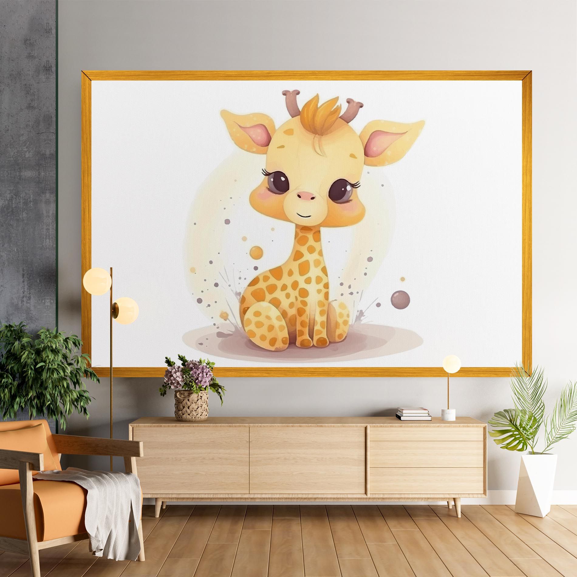Adorable Giraffe mockup 9