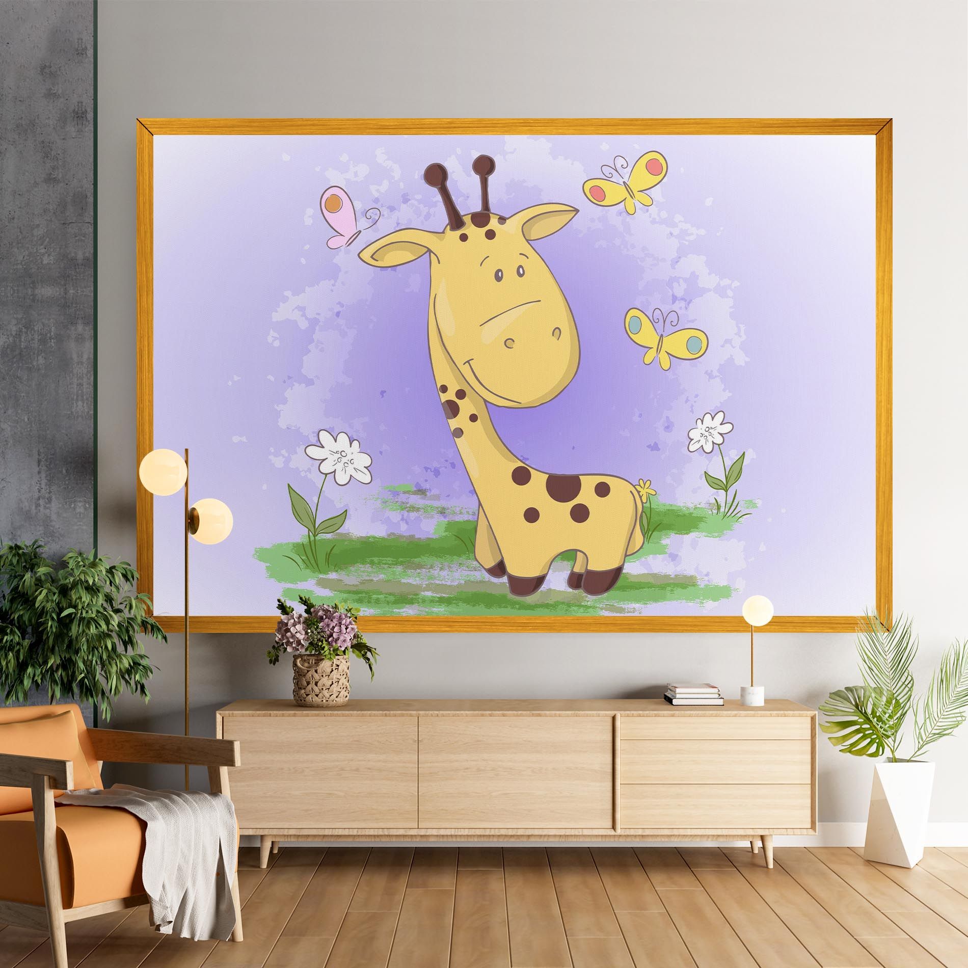 Cute Giraffe mockup 9