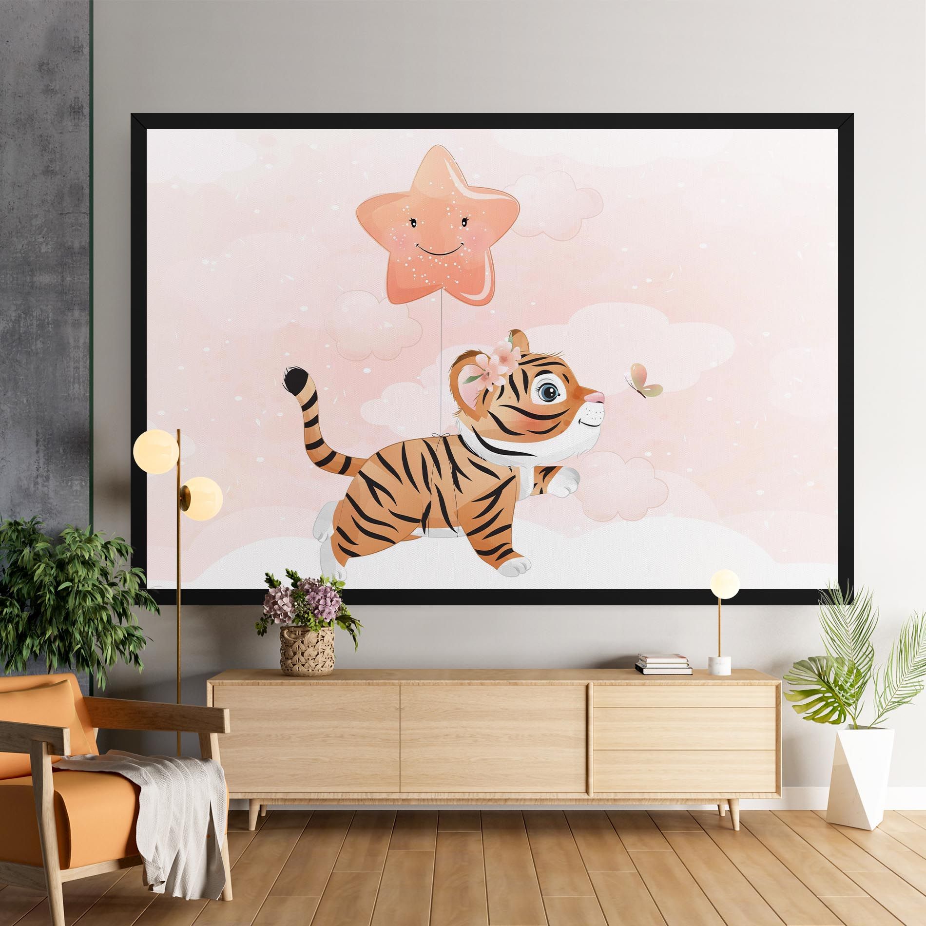 Baby Tiger Art mockup 9
