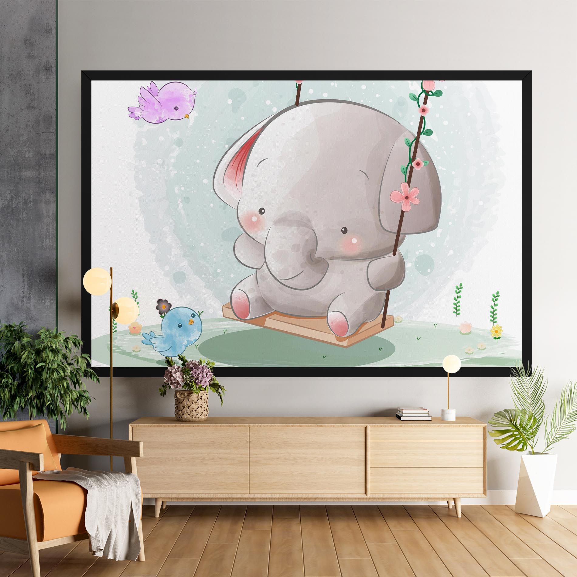 Bird Baby Elephant mockup 9