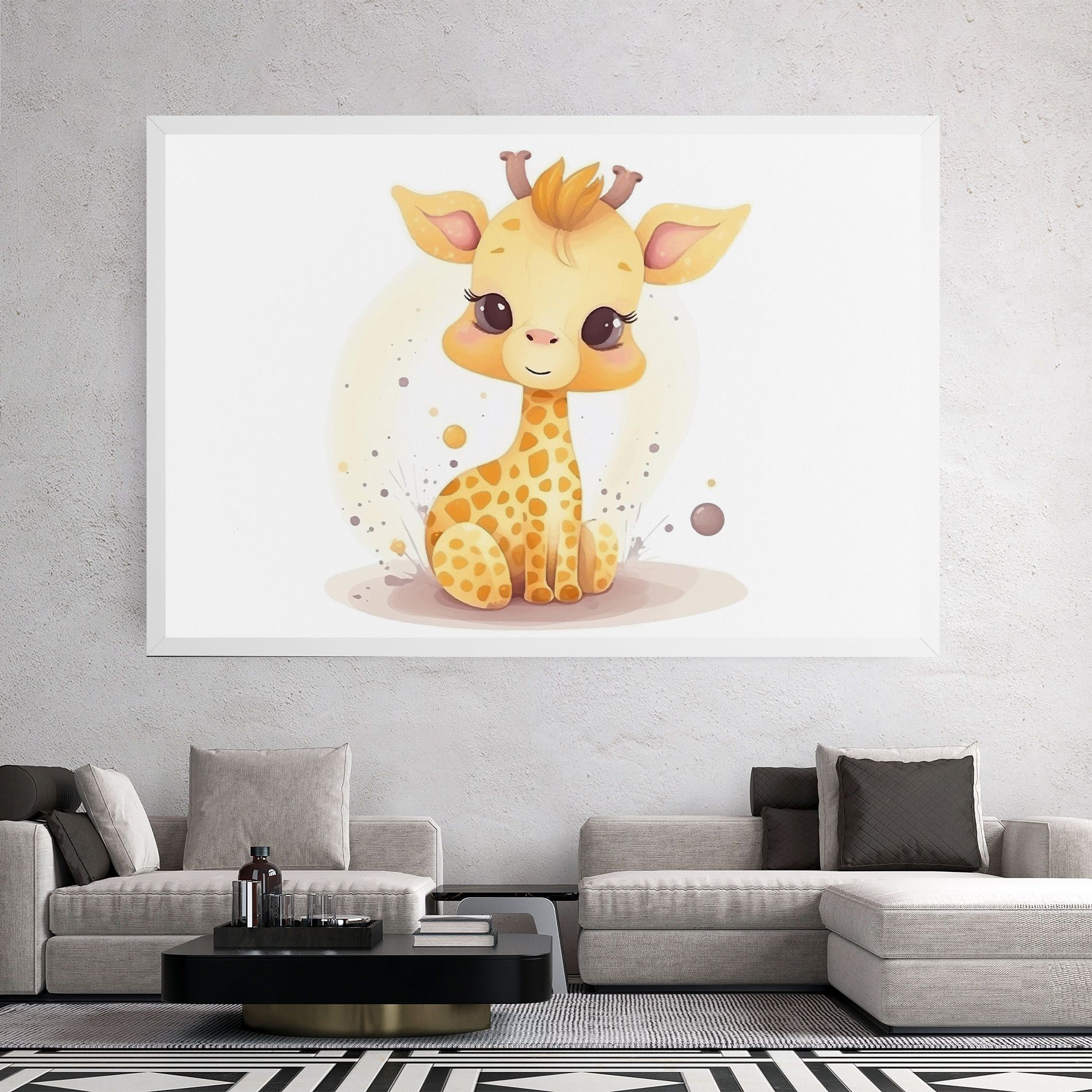 Adorable Giraffe mockup 2