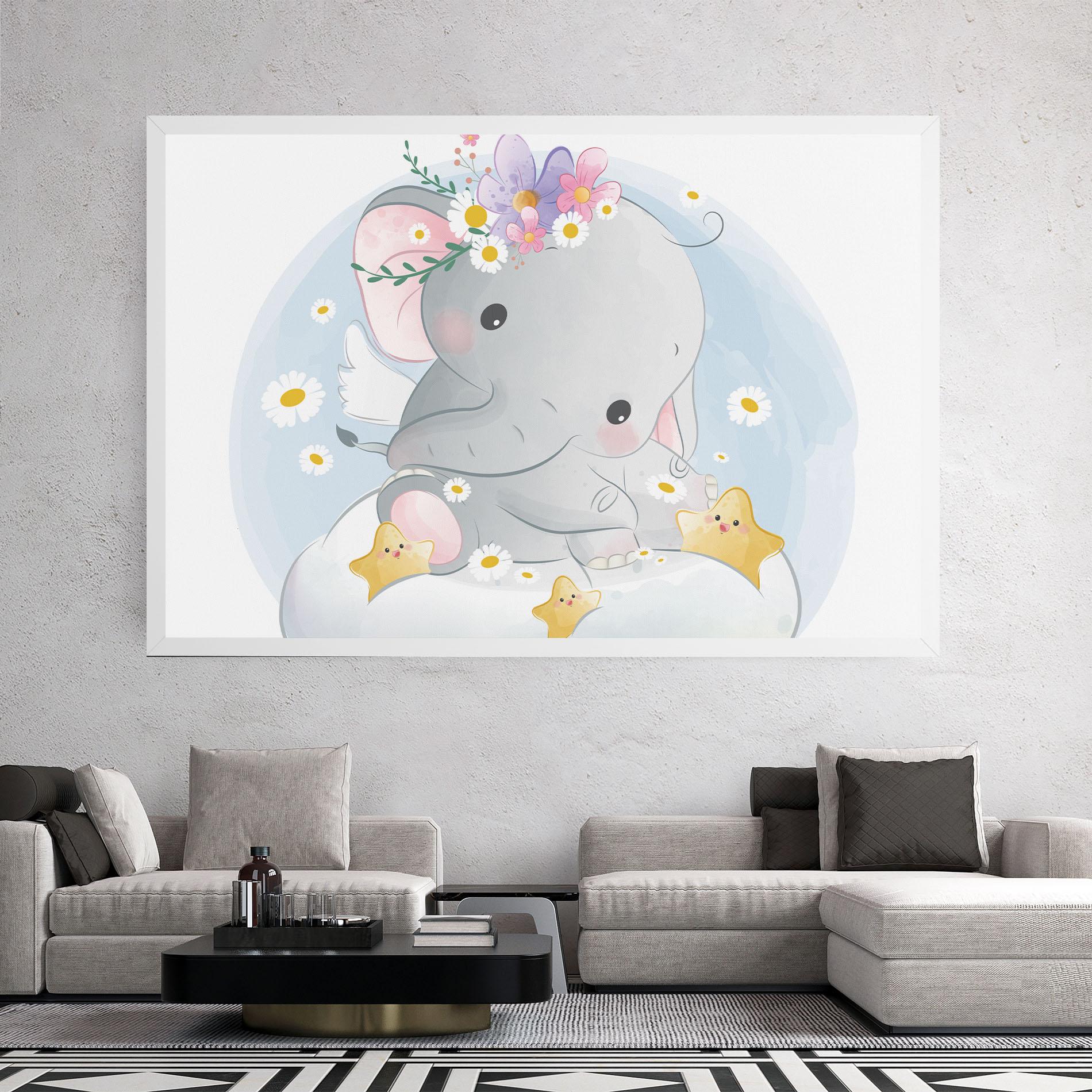 Leinwandbild Elephant Stars mockup 2