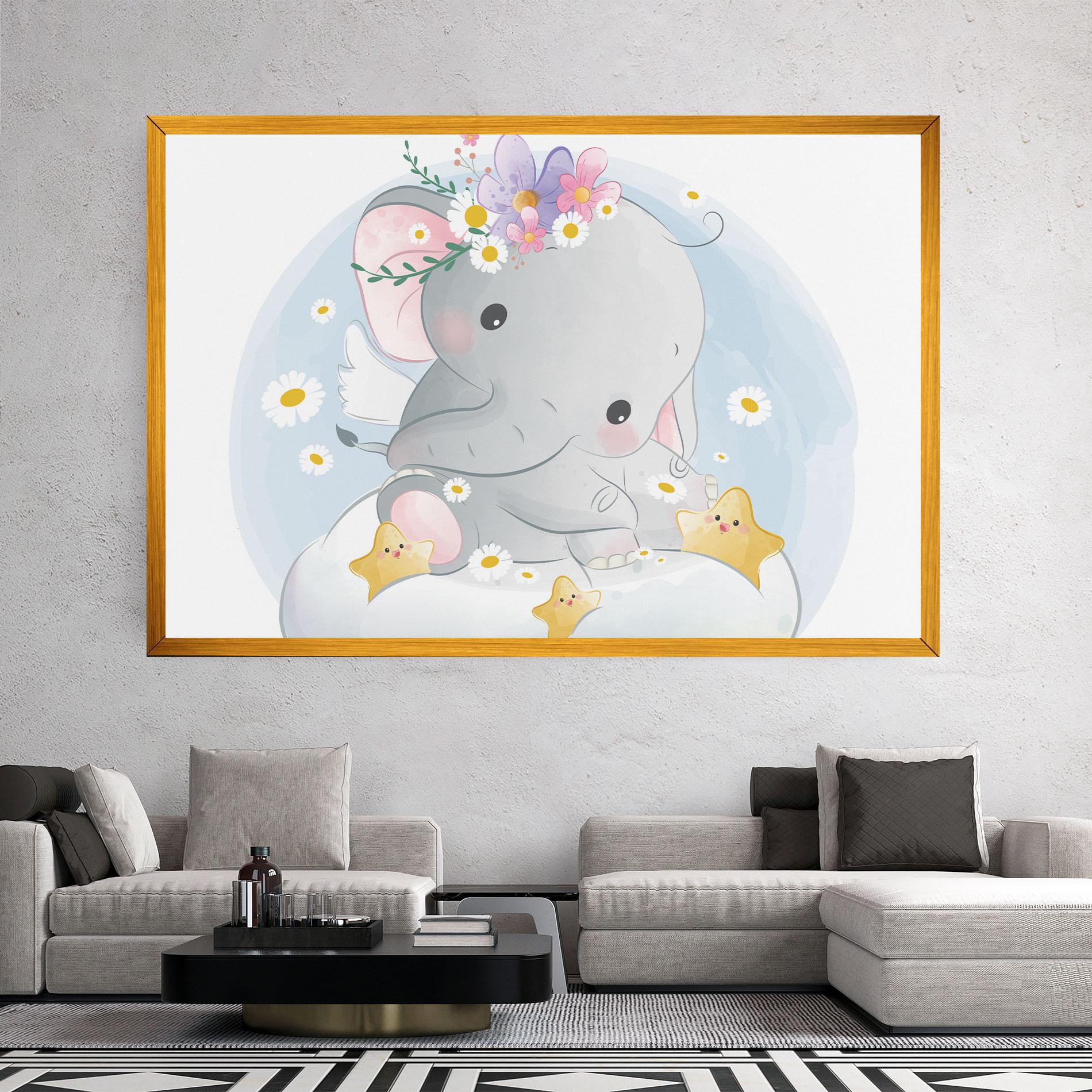 Leinwandbild Elephant Stars mockup 2