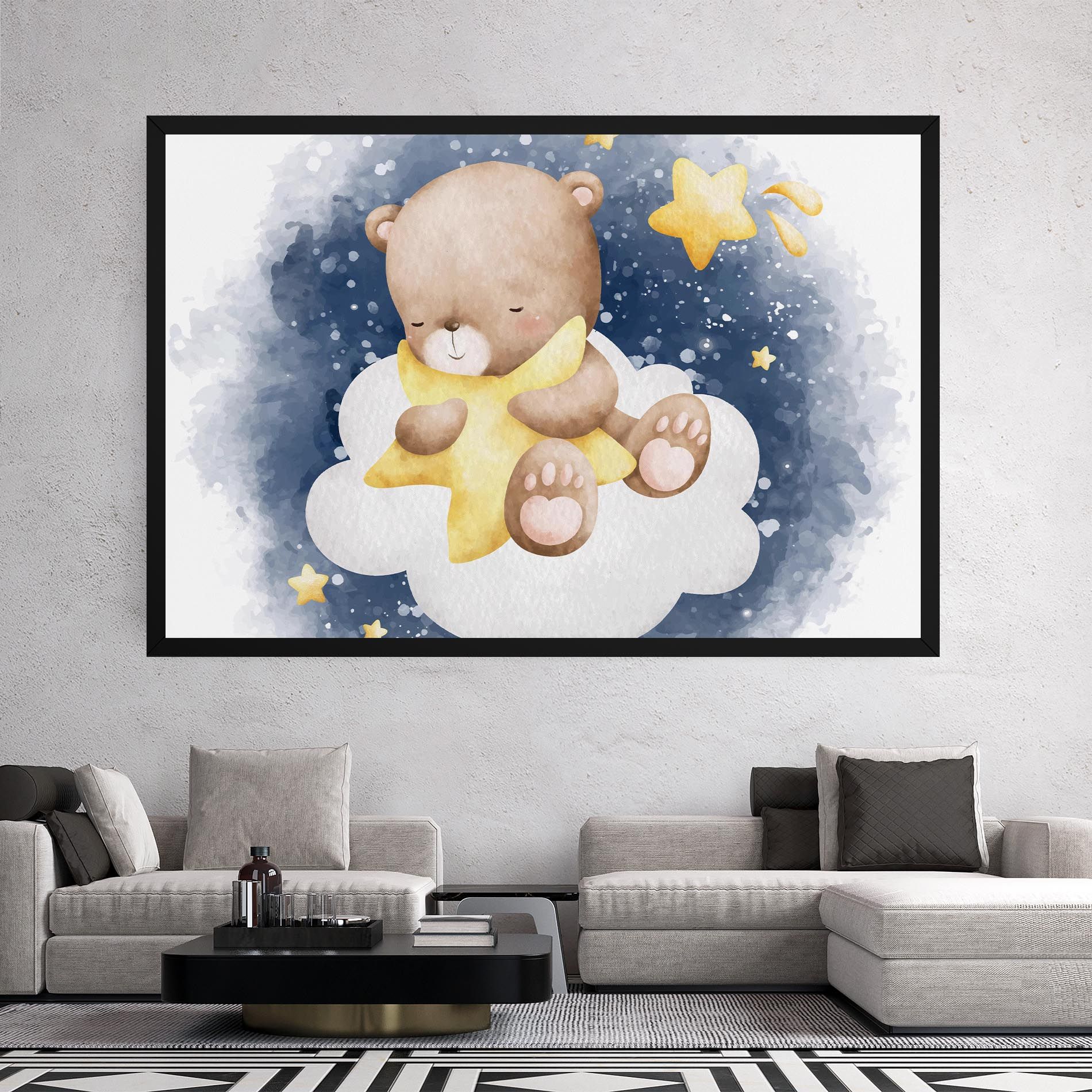 Bear Cloud Star mockup 2