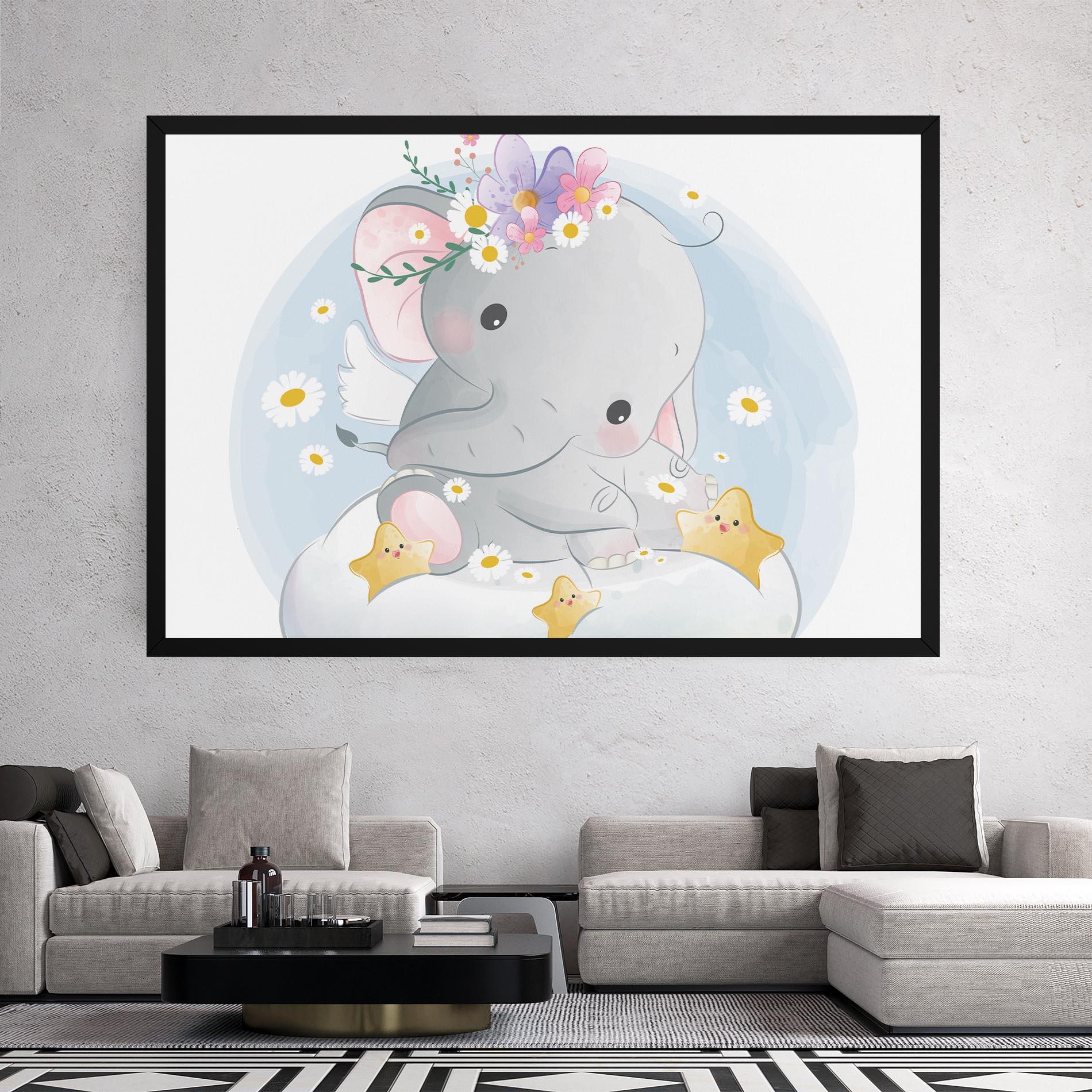 Leinwandbild Elephant Stars mockup 2