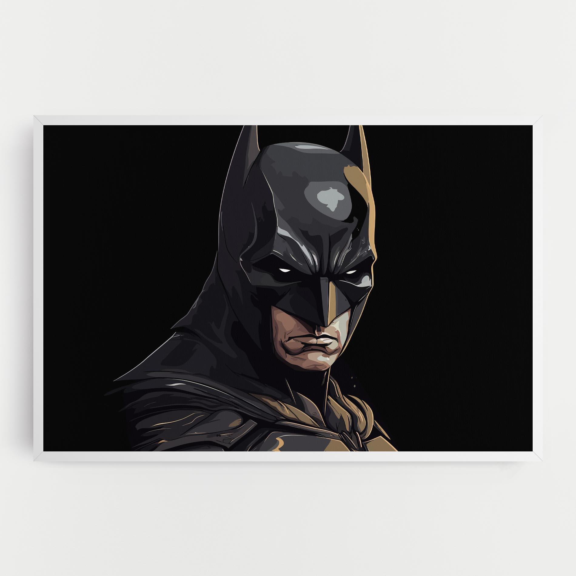 Leinwandbild Angry Batman mockup 0
