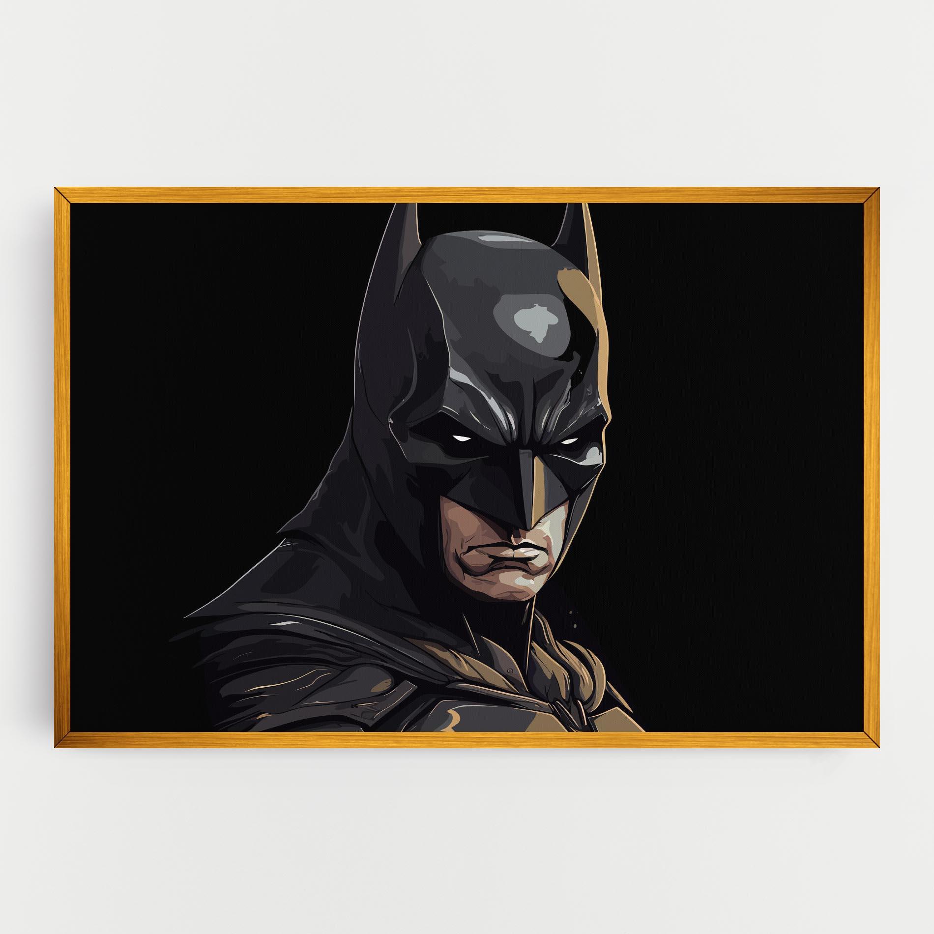 Leinwandbild Angry Batman mockup 0