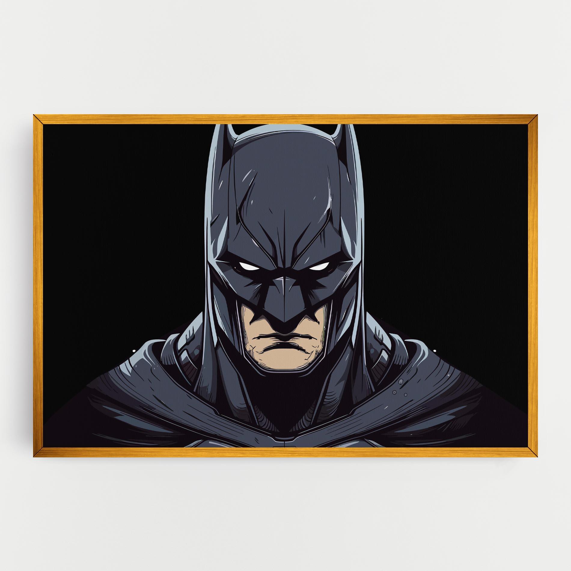 Leinwandbild Batman Face mockup 0