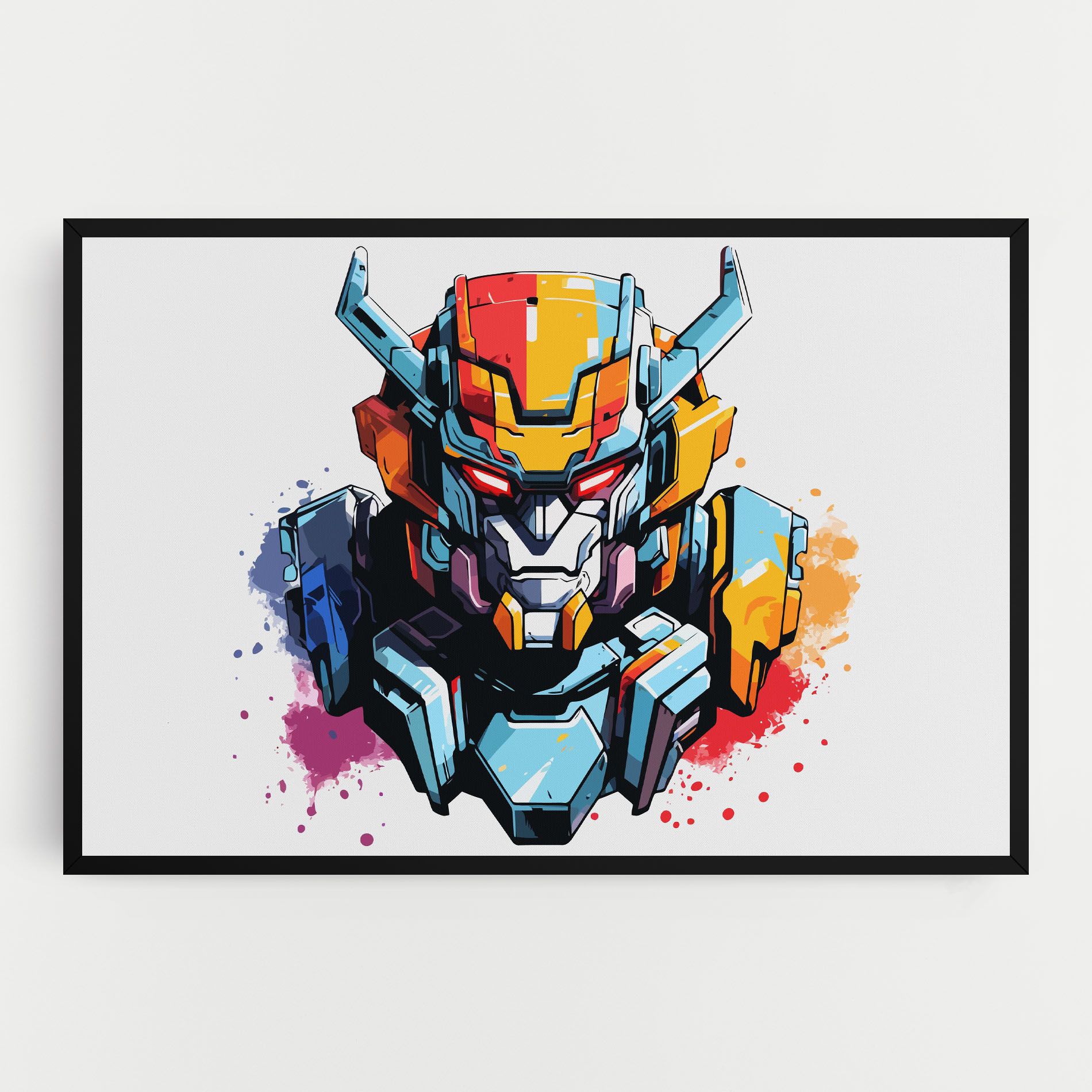 Colorful Robot mockup 0