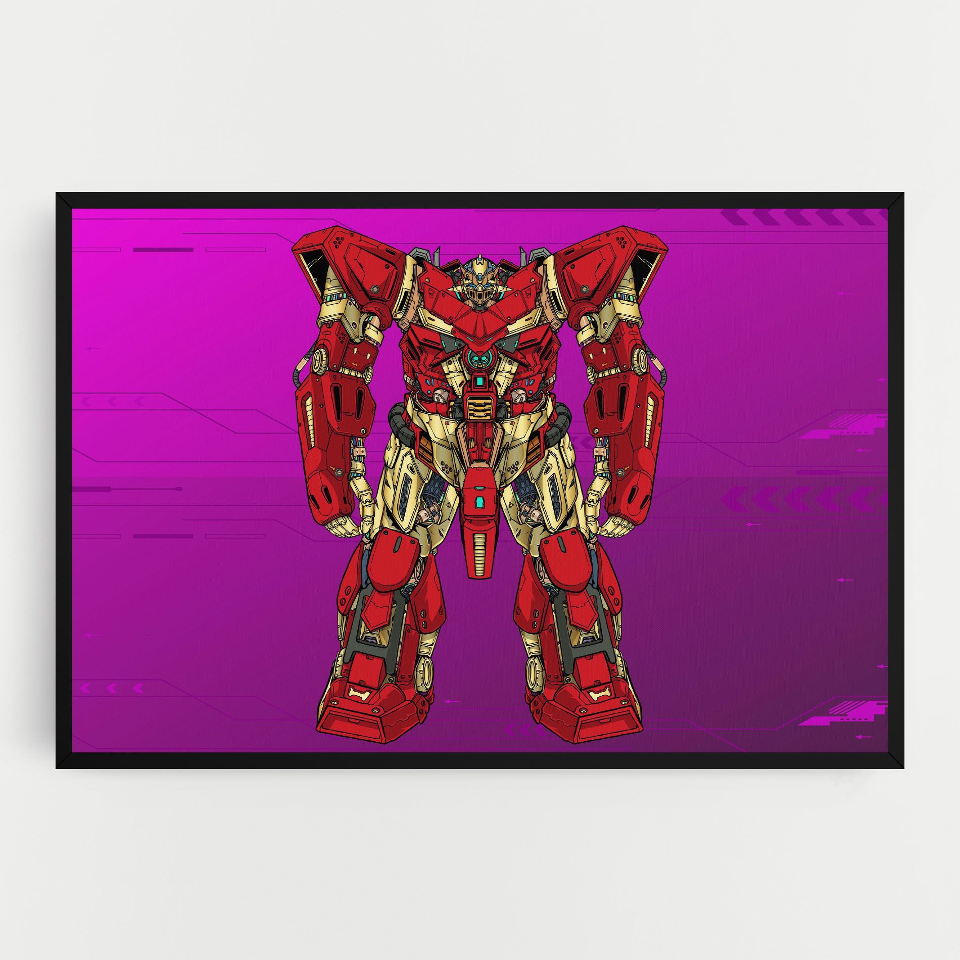Red Cream Robot mockup 0