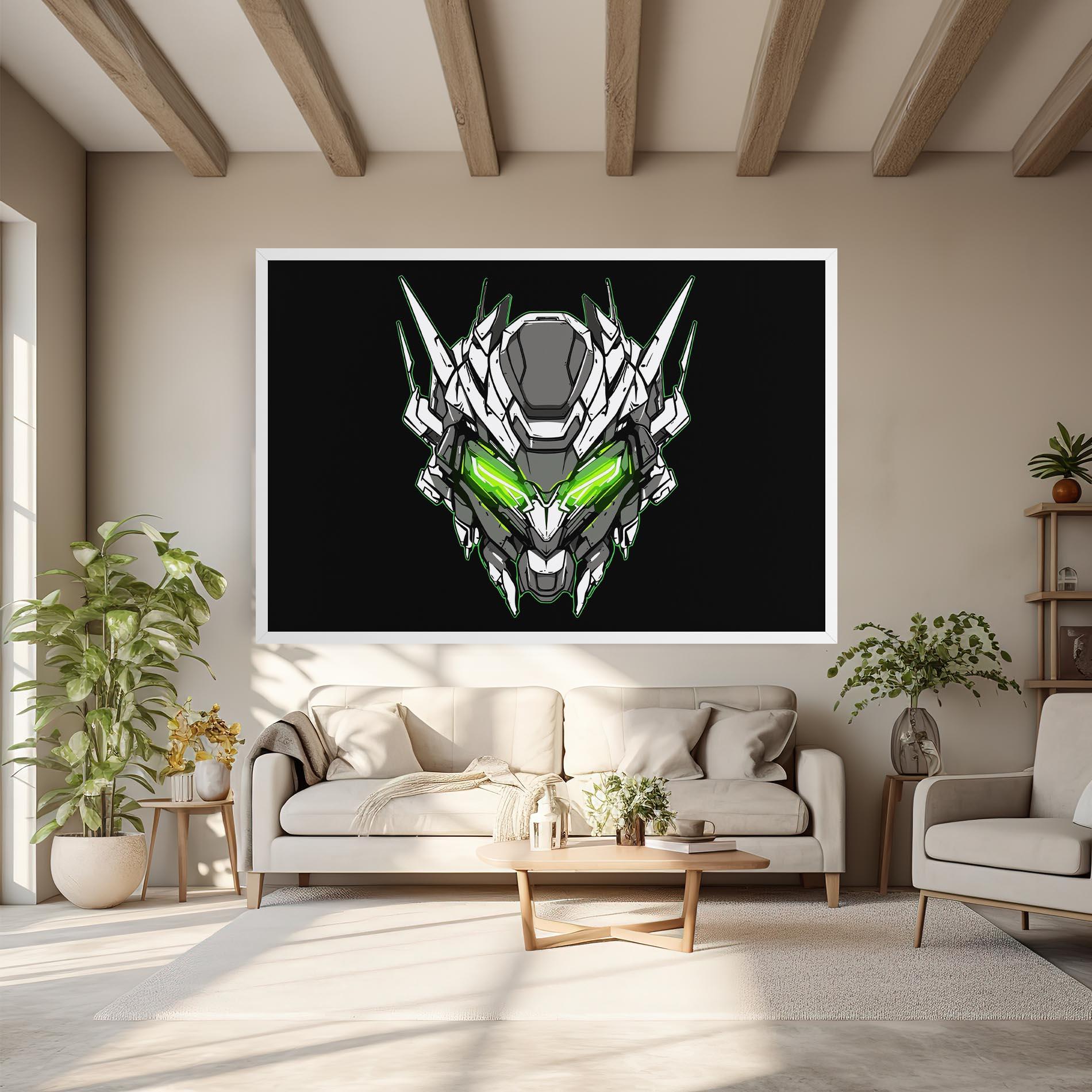 Leinwandbild Neon Transformer mockup 6