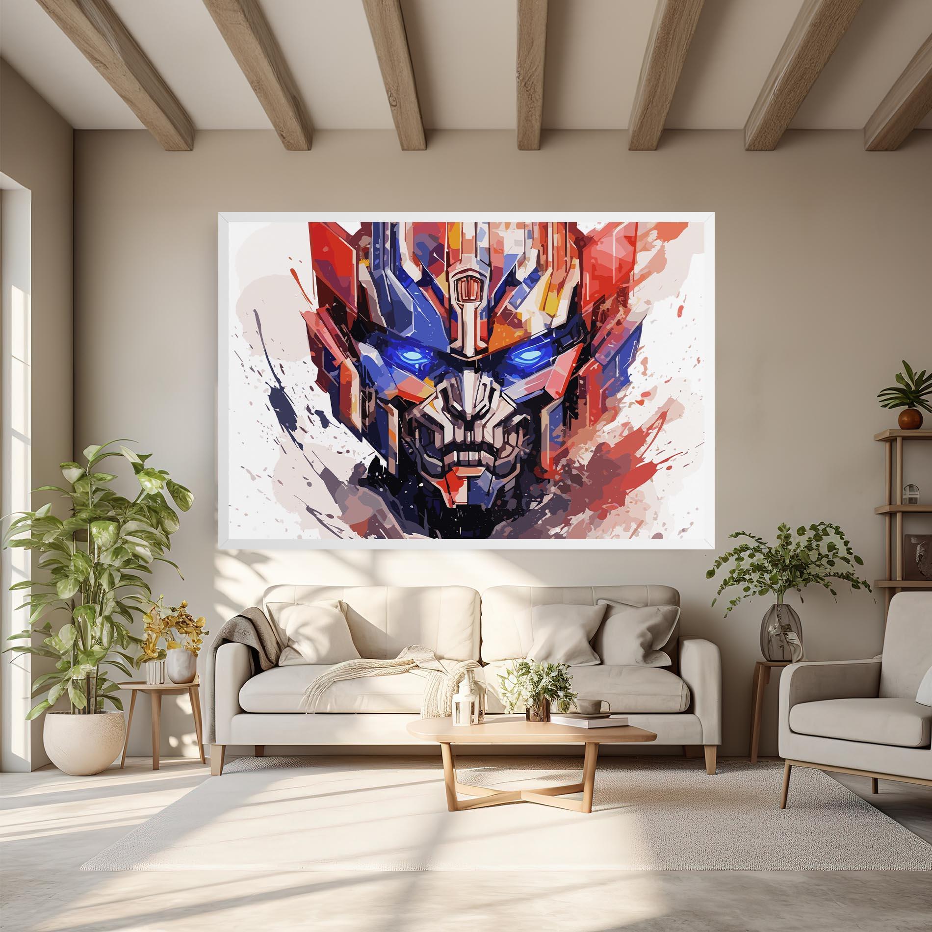 Leinwandbild Optimus Prime Art mockup 6