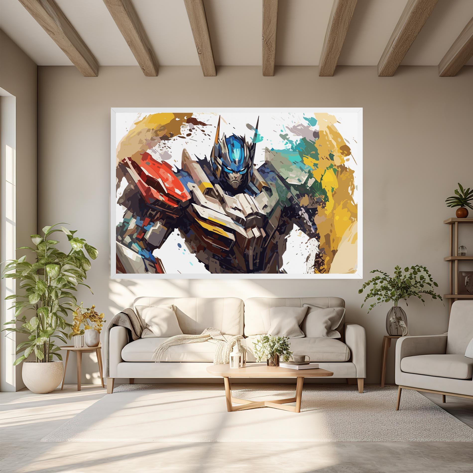 Leinwandbild Transformers Splash mockup 6