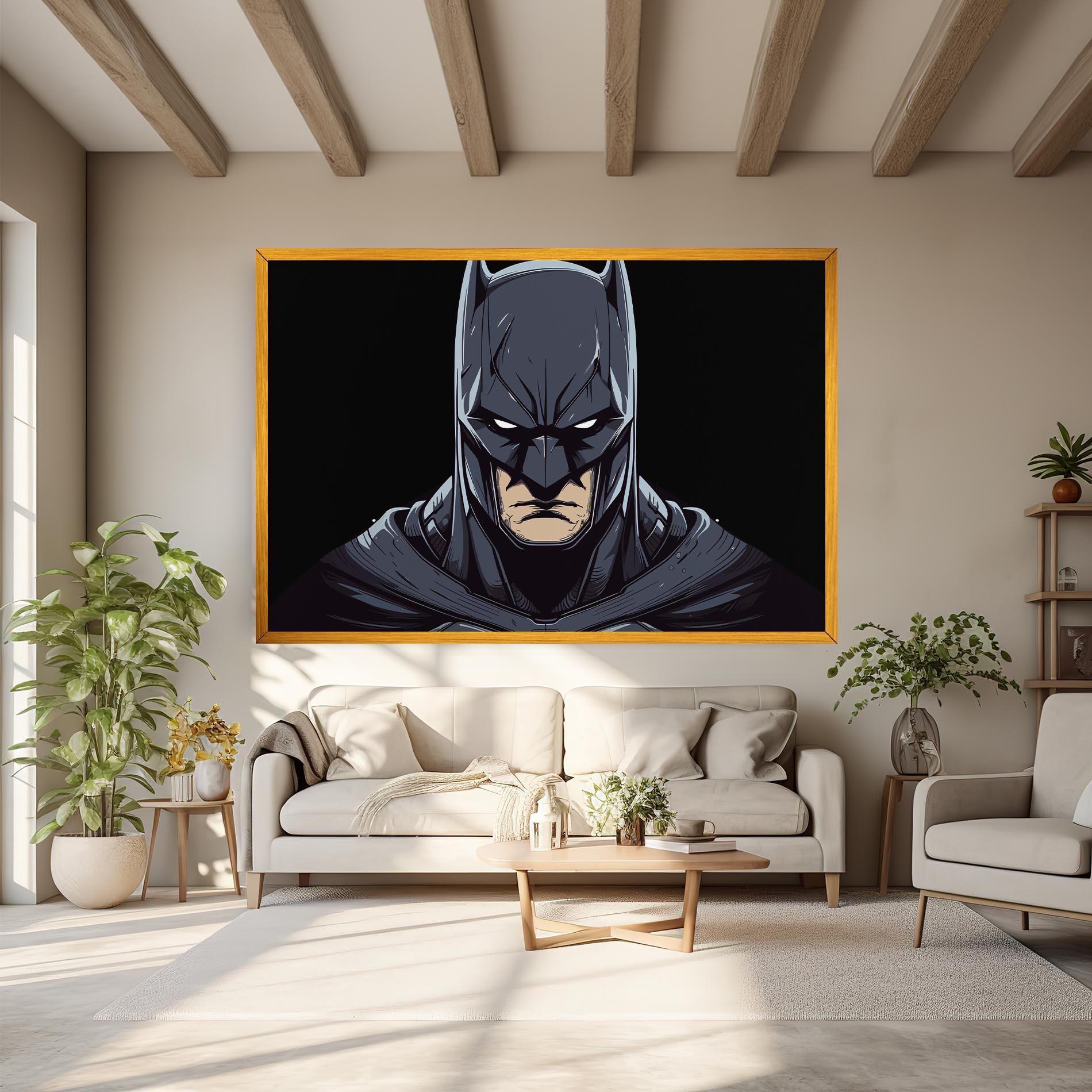 Leinwandbild Batman Face mockup 6
