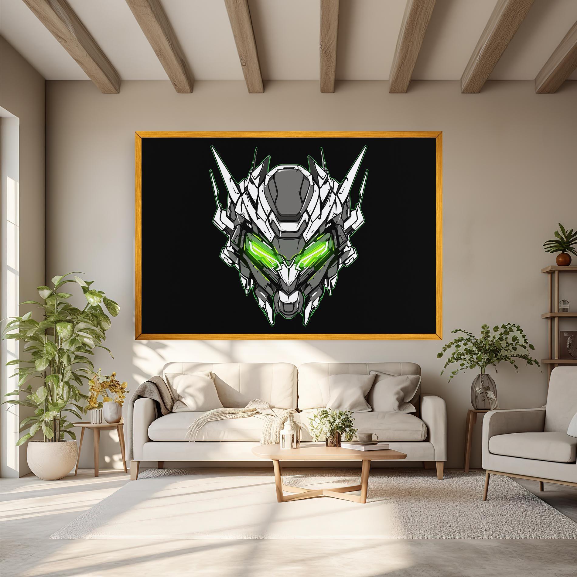 Leinwandbild Neon Transformer mockup 6