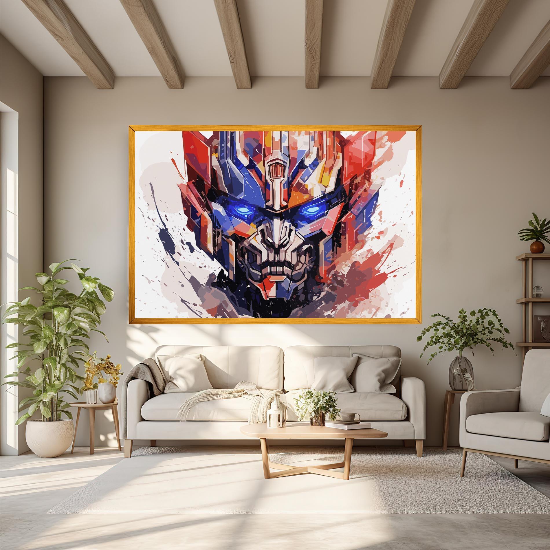 Leinwandbild Optimus Prime Art mockup 6