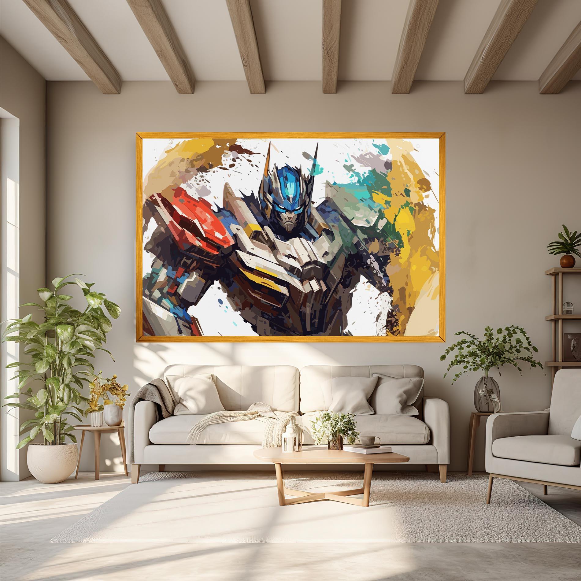 Leinwandbild Transformers Splash mockup 6