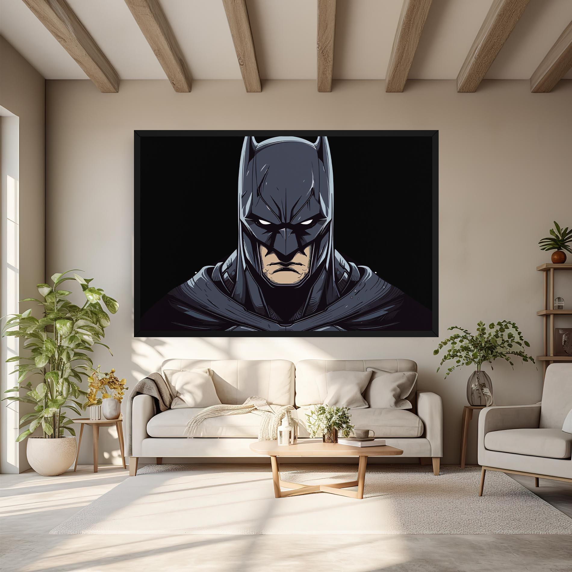 Leinwandbild Batman Face mockup 6
