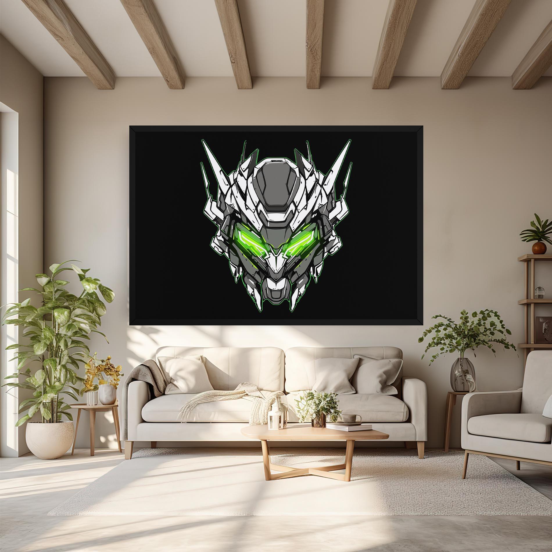 Leinwandbild Neon Transformer mockup 6