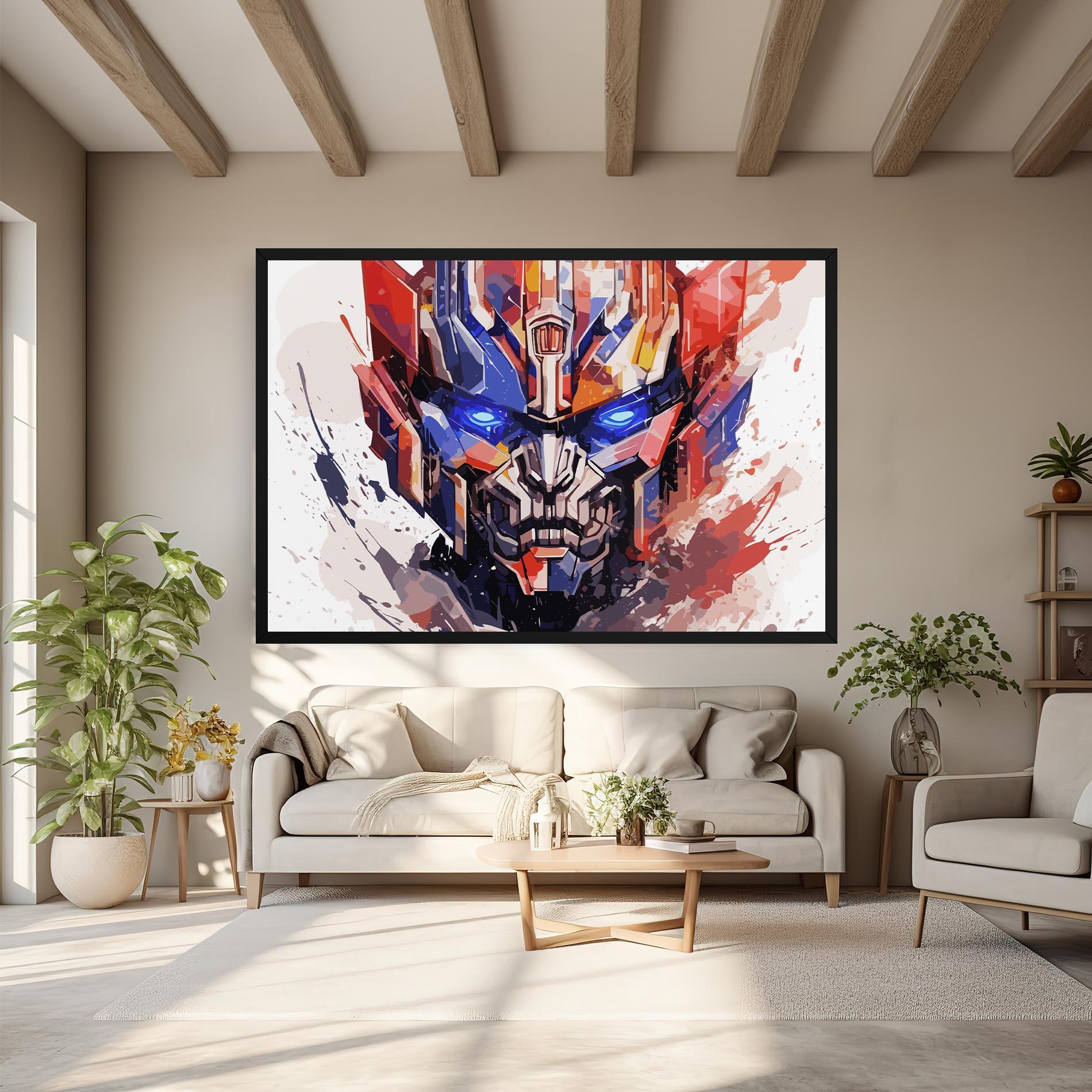 Leinwandbild Optimus Prime Art mockup 6