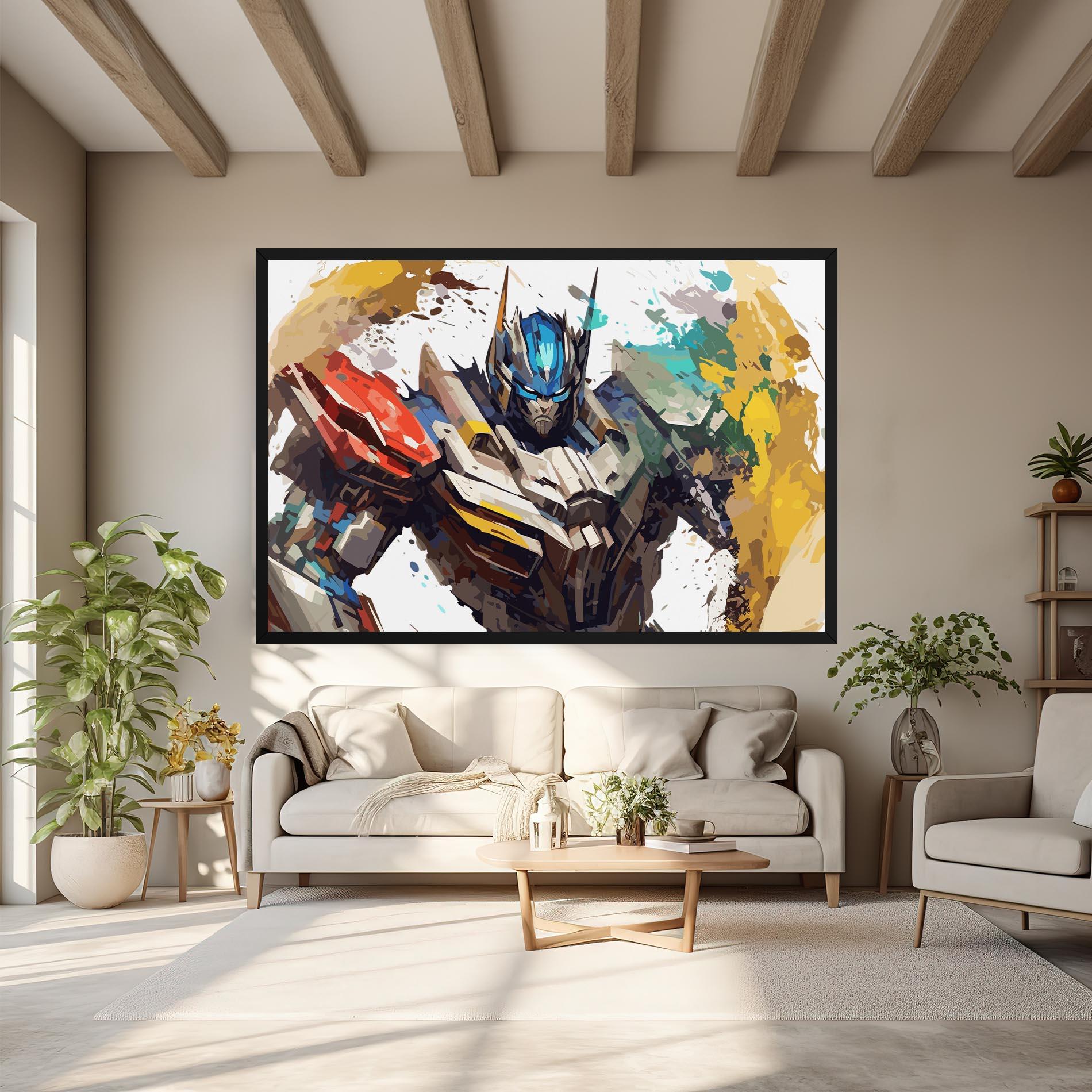 Leinwandbild Transformers Splash mockup 6