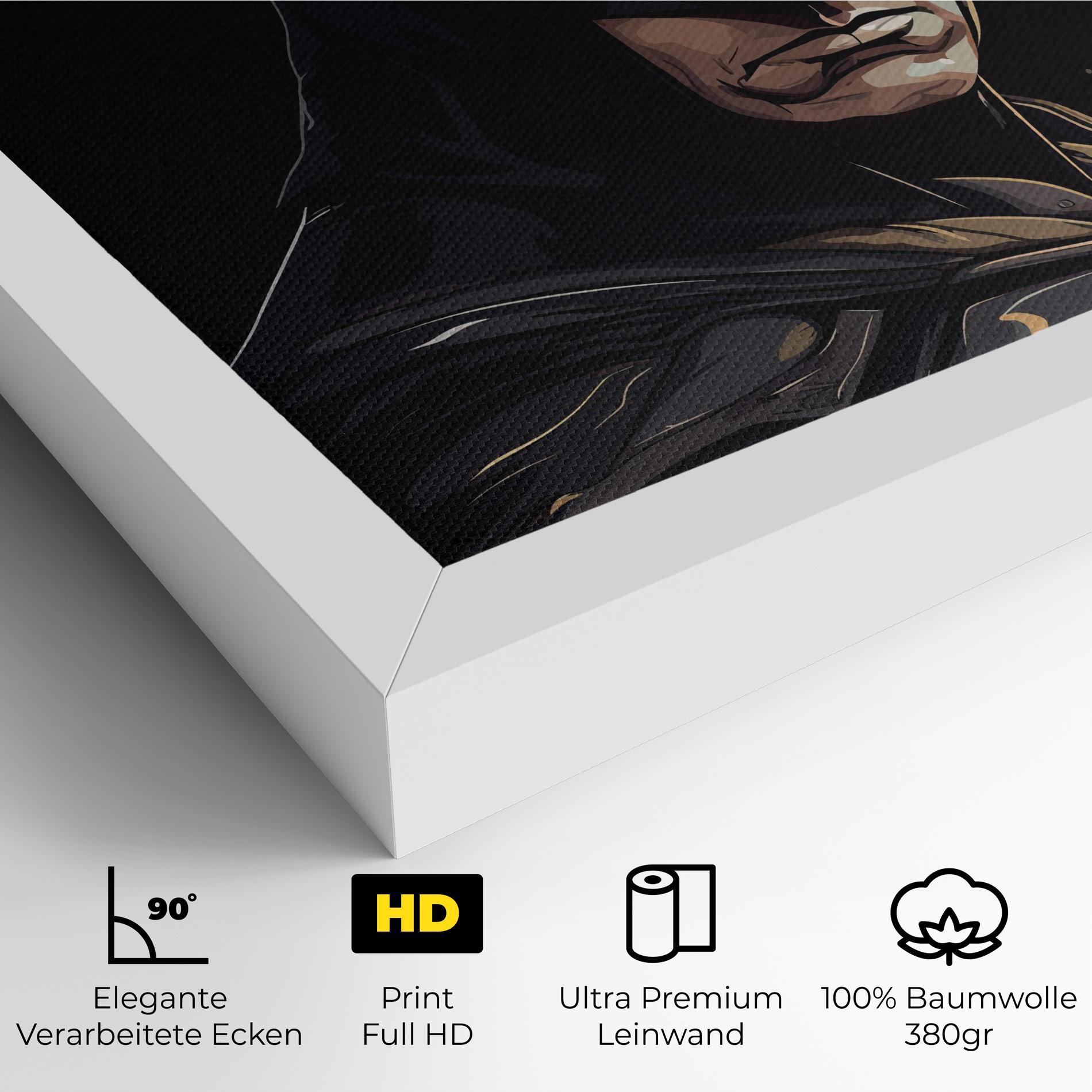 Leinwandbild Angry Batman mockup 4