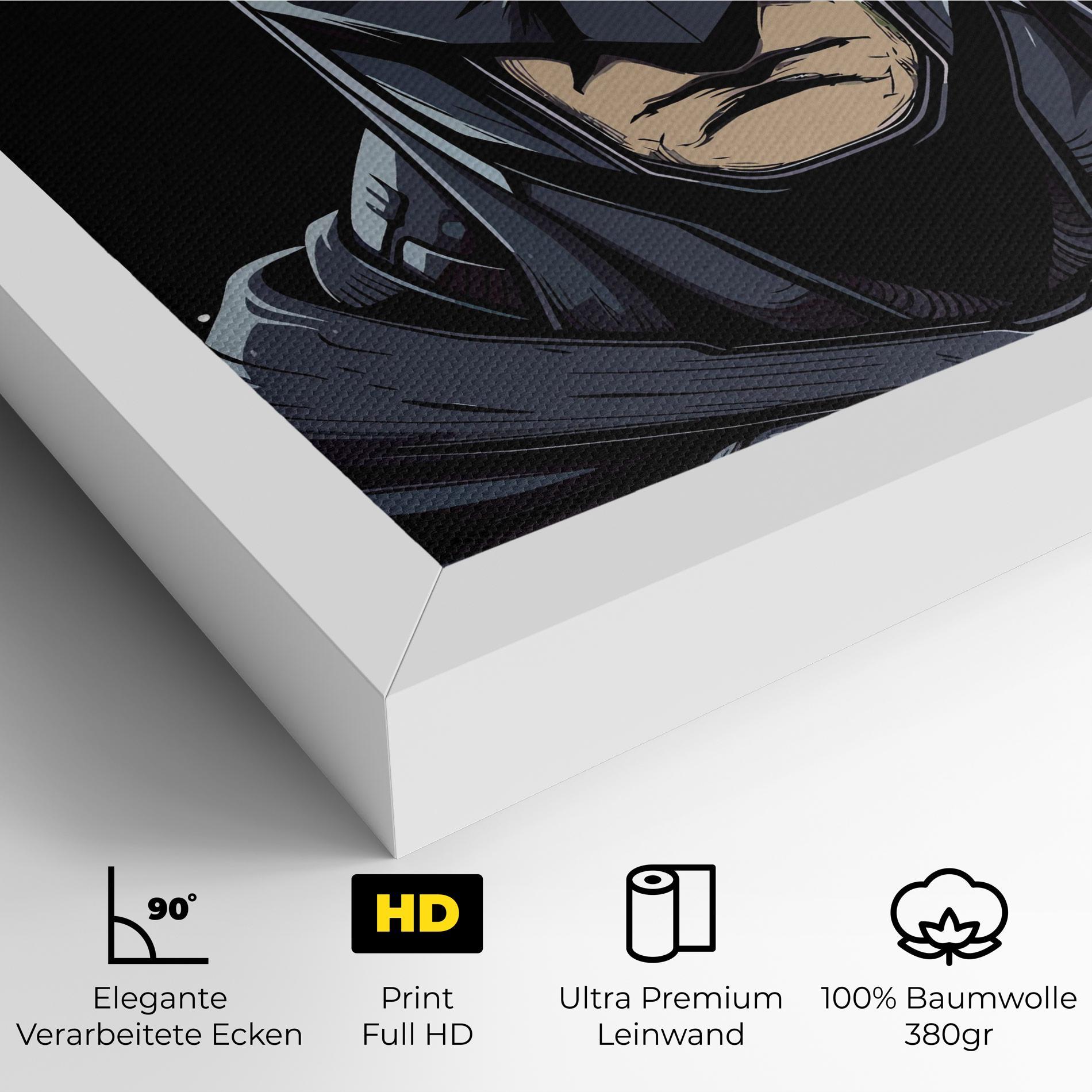 Leinwandbild Batman Face mockup 4