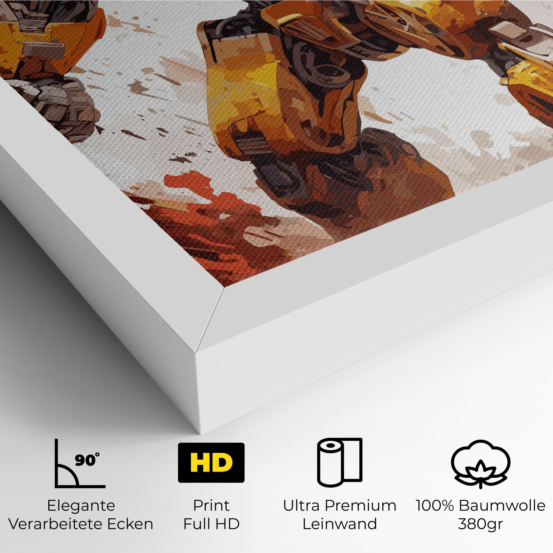 Leinwandbild Battle Machine mockup 4