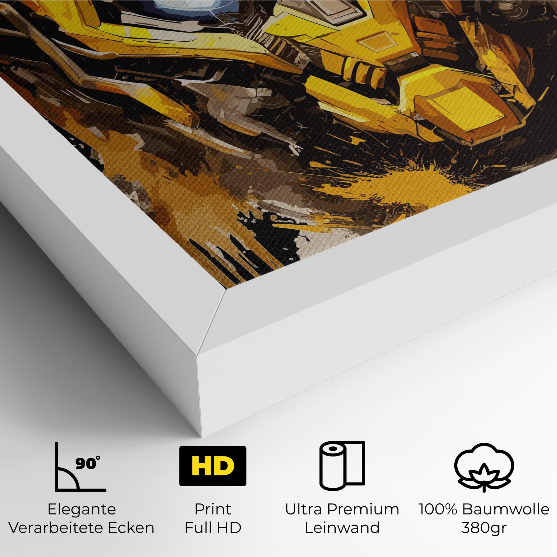 Leinwandbild Bumblebee mockup 4