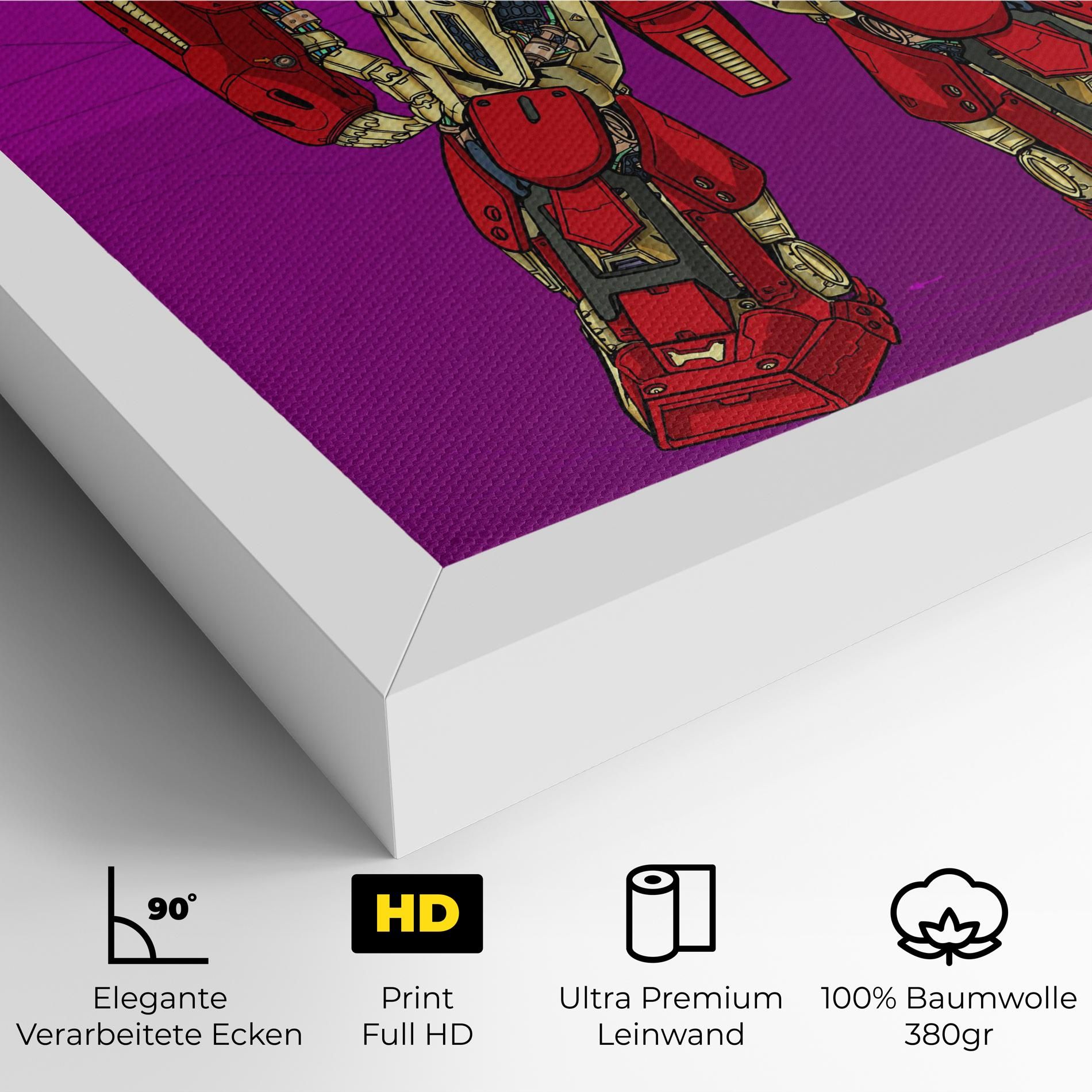 Red Cream Robot mockup 4