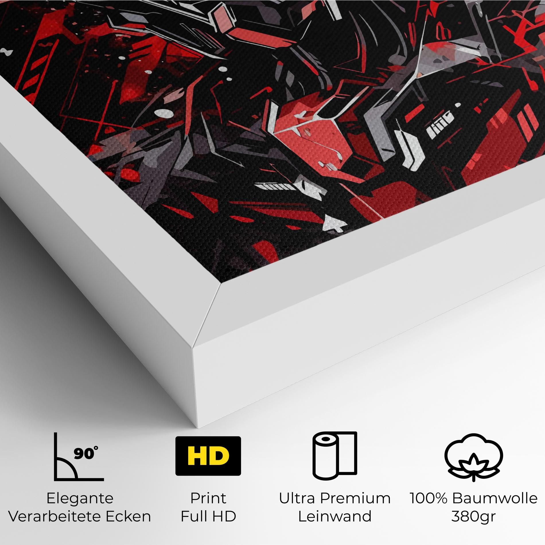 Red Grey Robot mockup 4