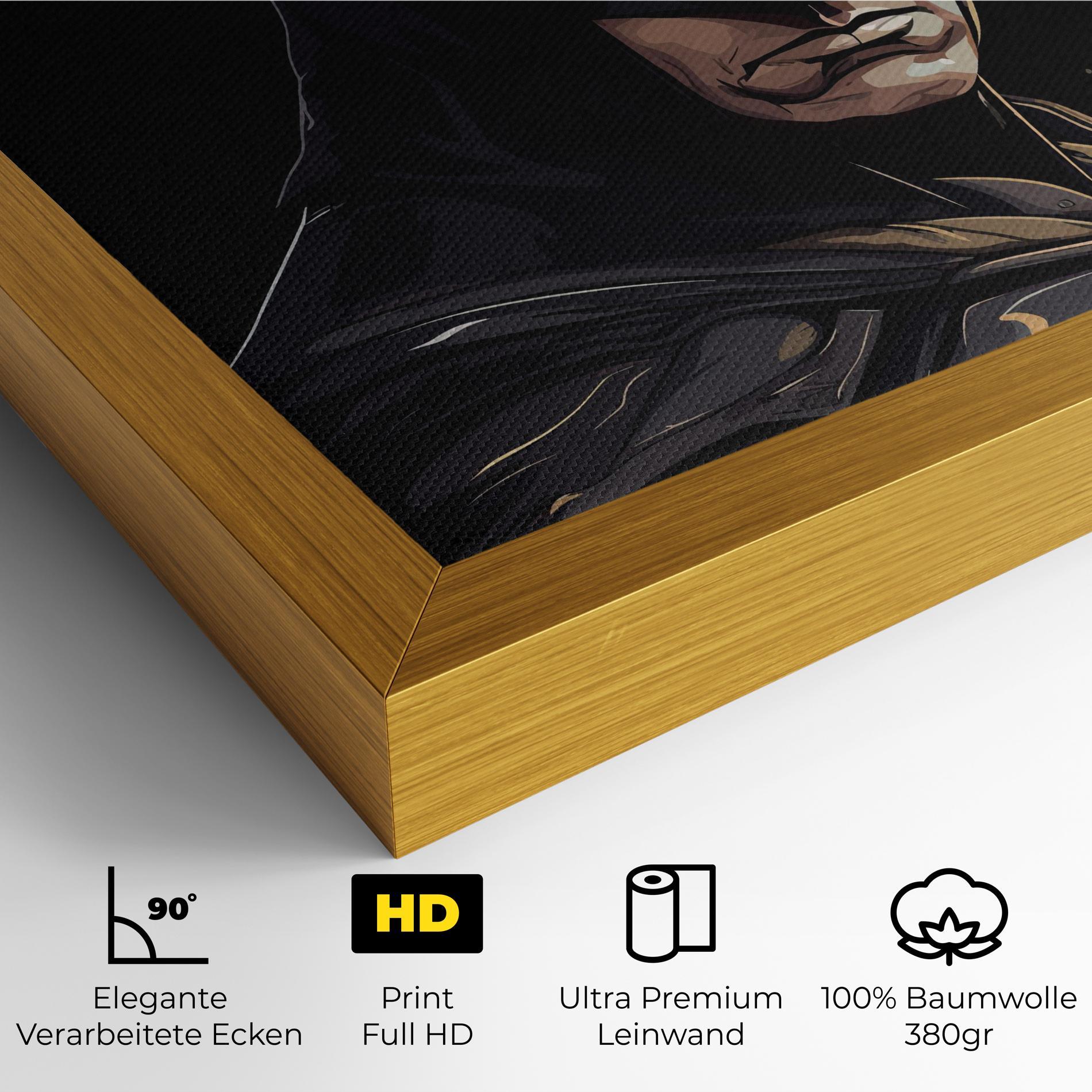 Leinwandbild Angry Batman mockup 4