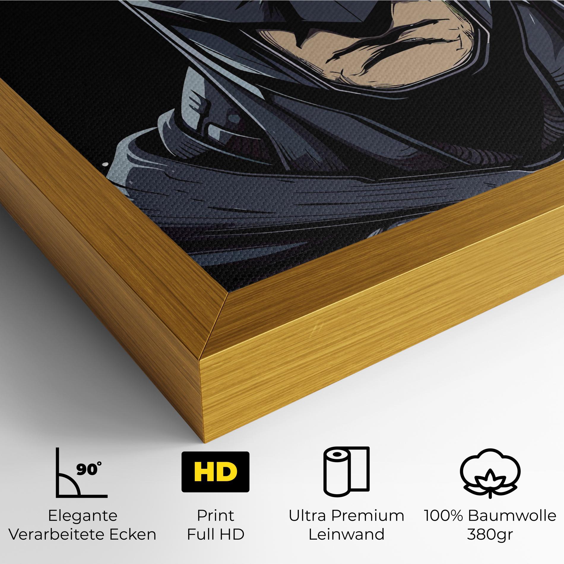 Leinwandbild Batman Face mockup 4