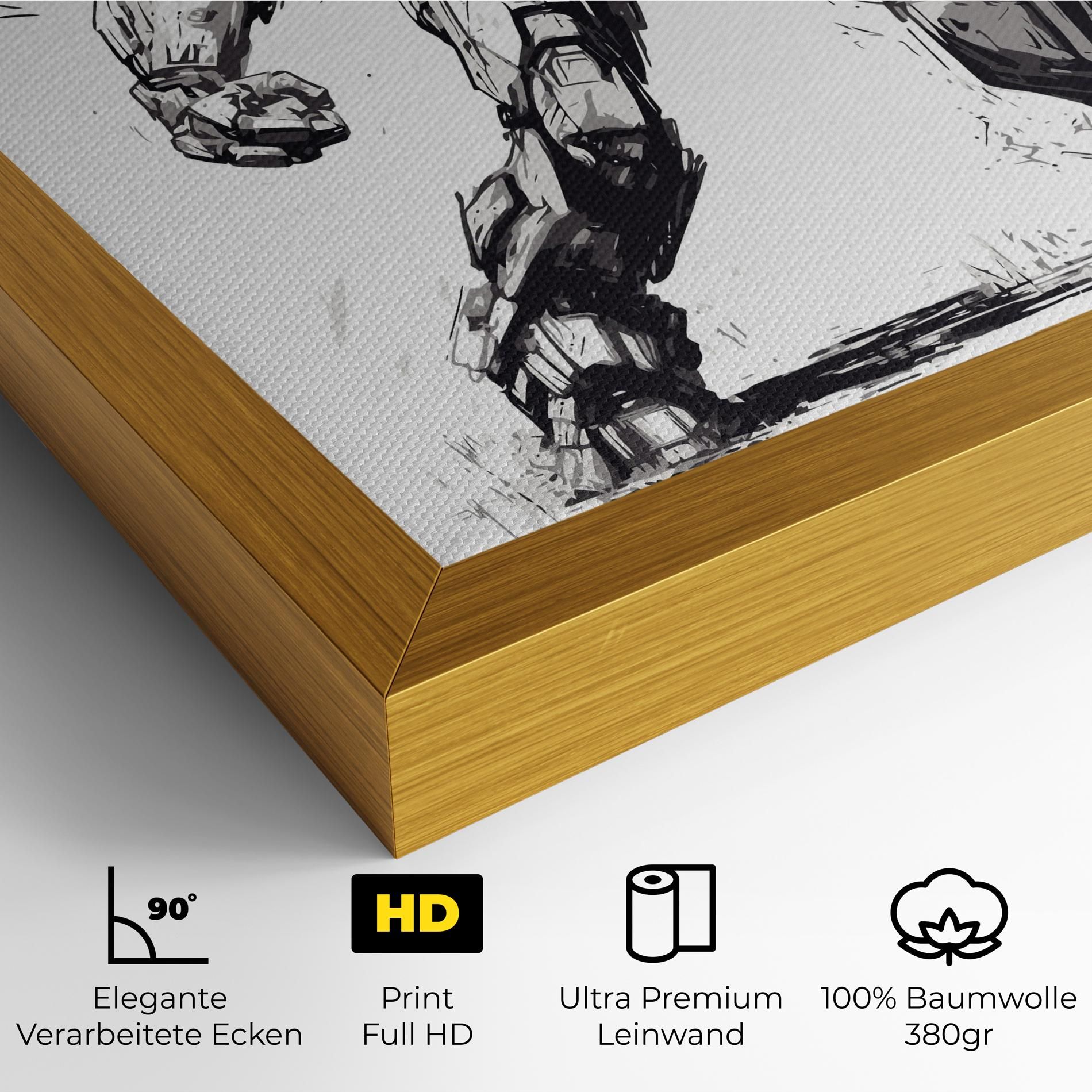 Grey White Robot mockup 4