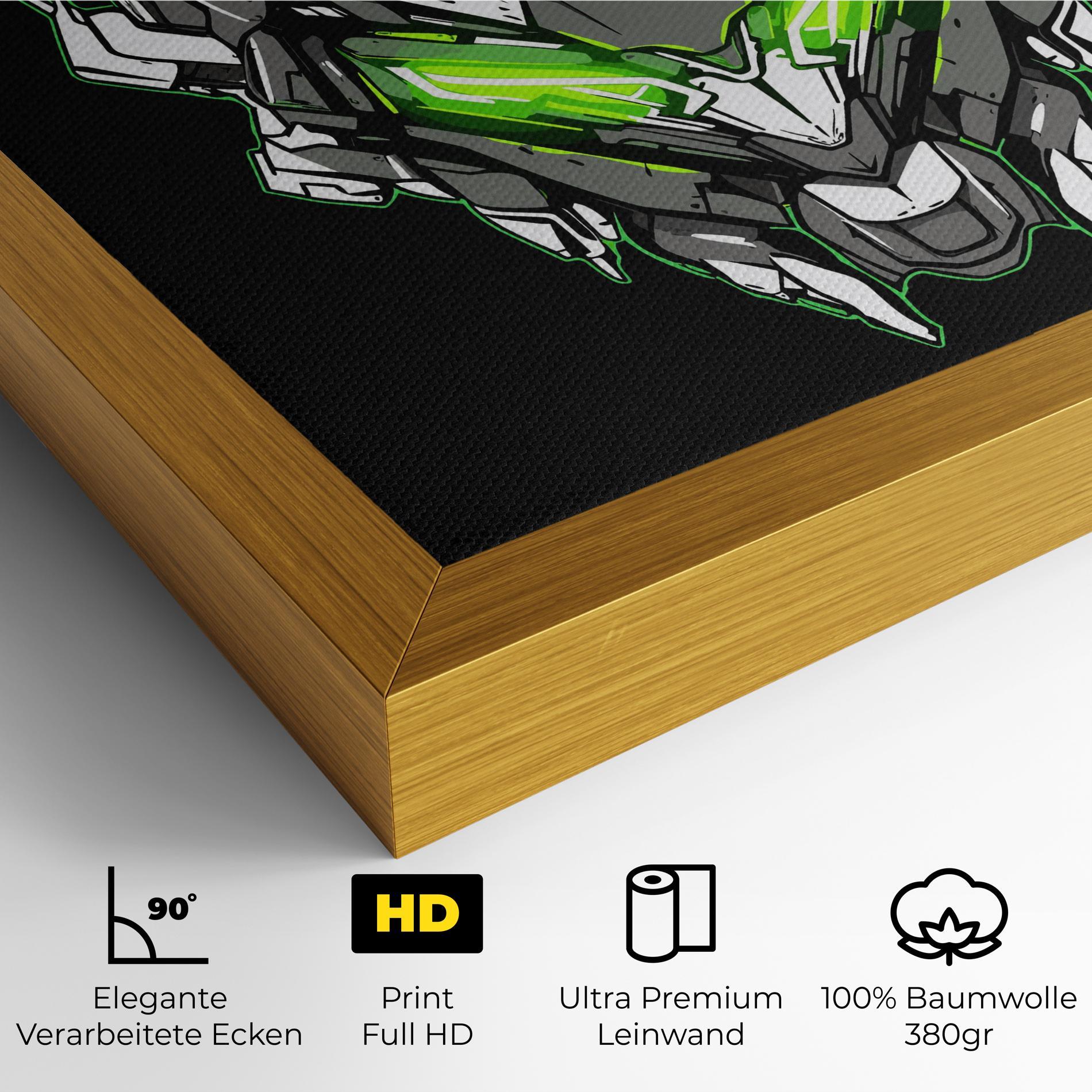 Leinwandbild Neon Transformer mockup 4