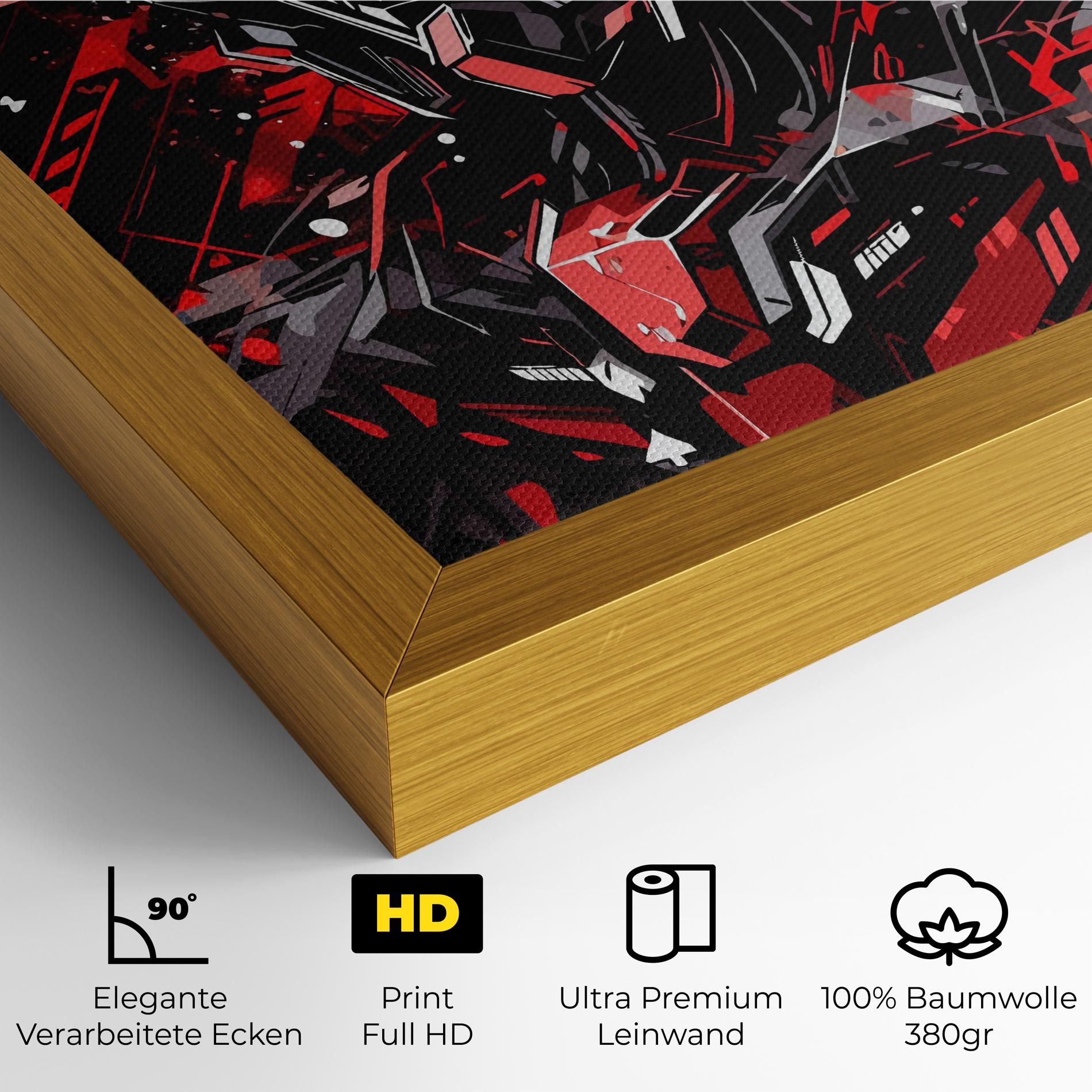 Red Grey Robot mockup 4