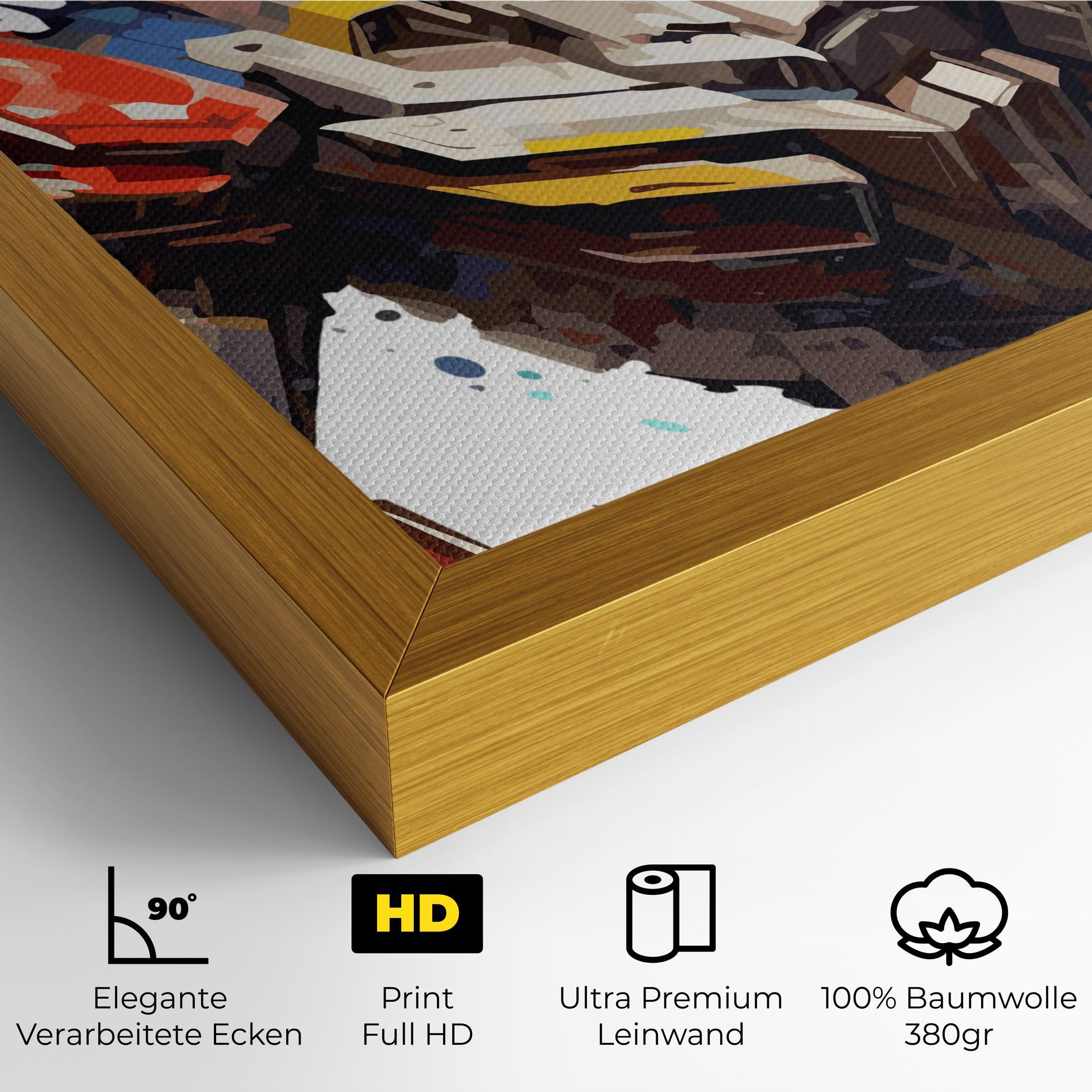 Leinwandbild Transformers Splash mockup 4