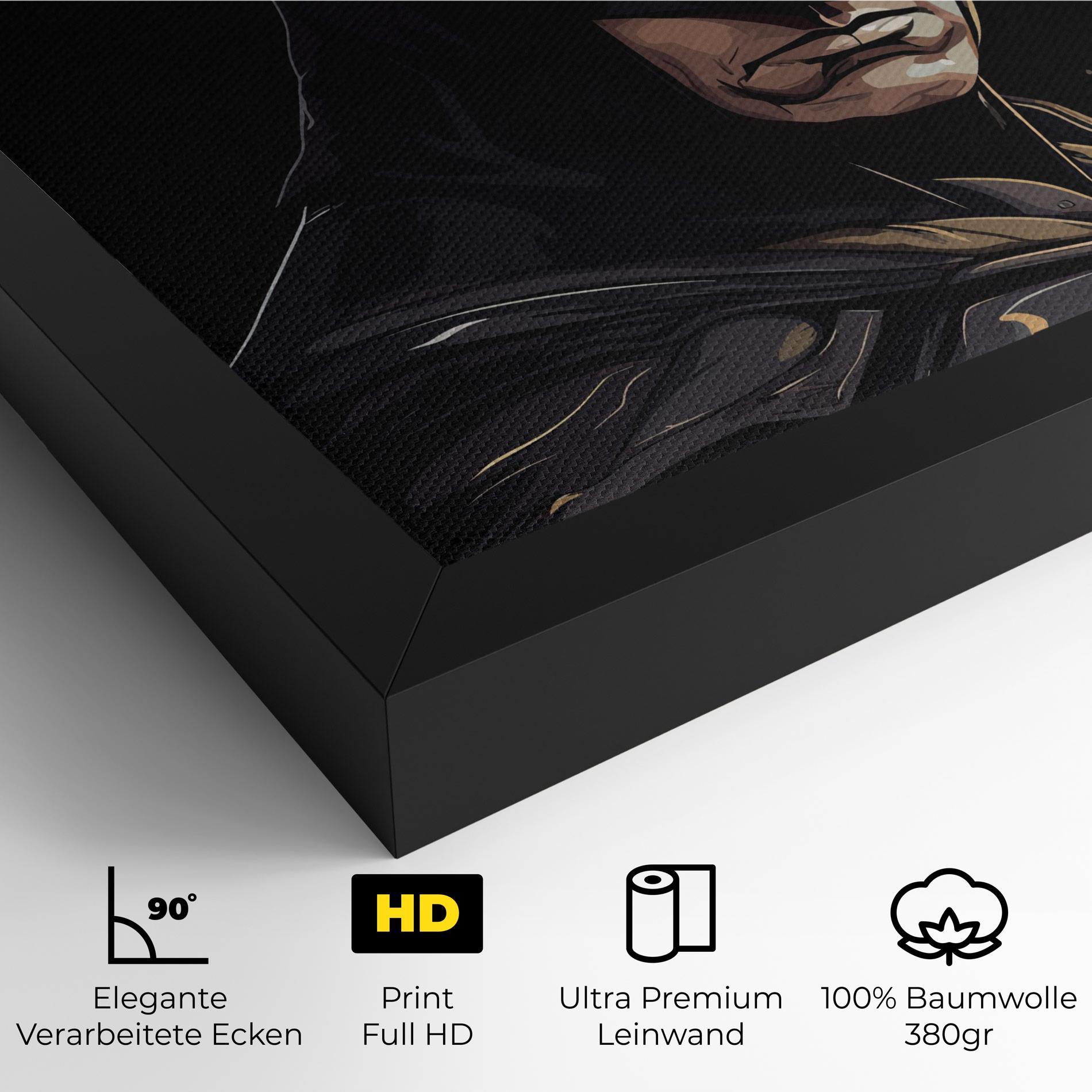 Leinwandbild Angry Batman mockup 4