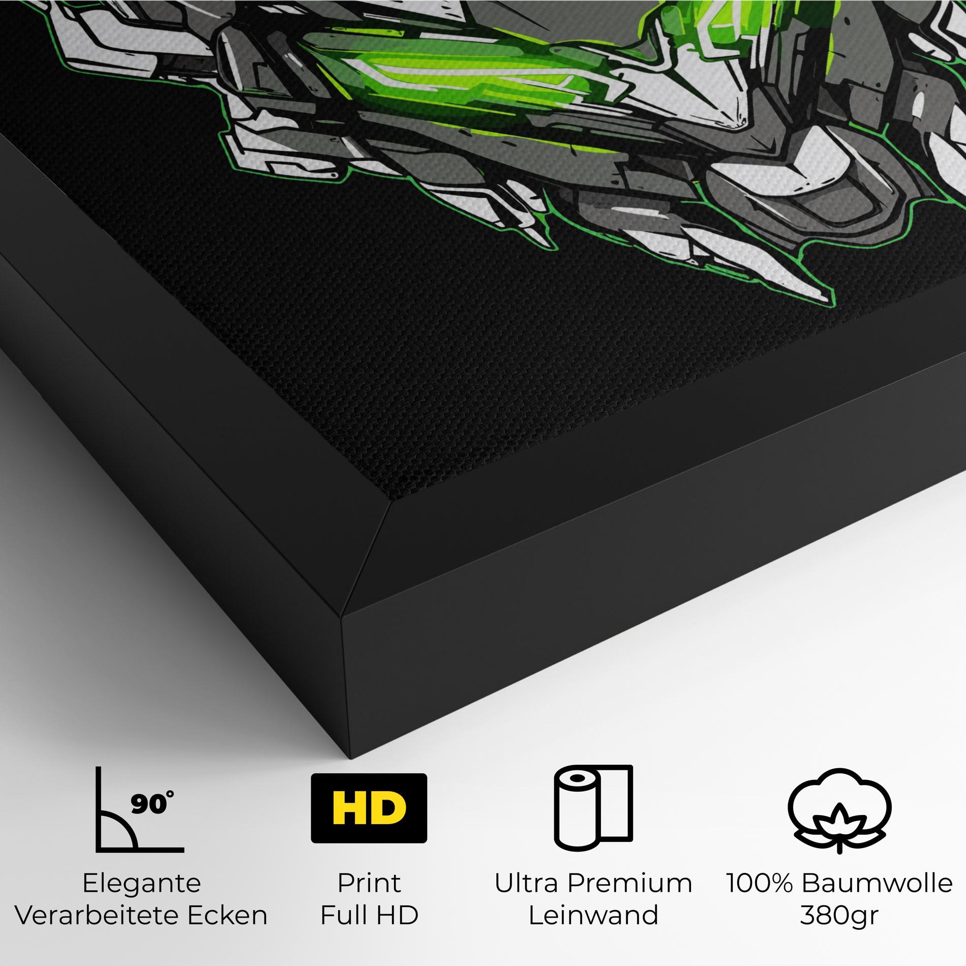 Leinwandbild Neon Transformer mockup 4
