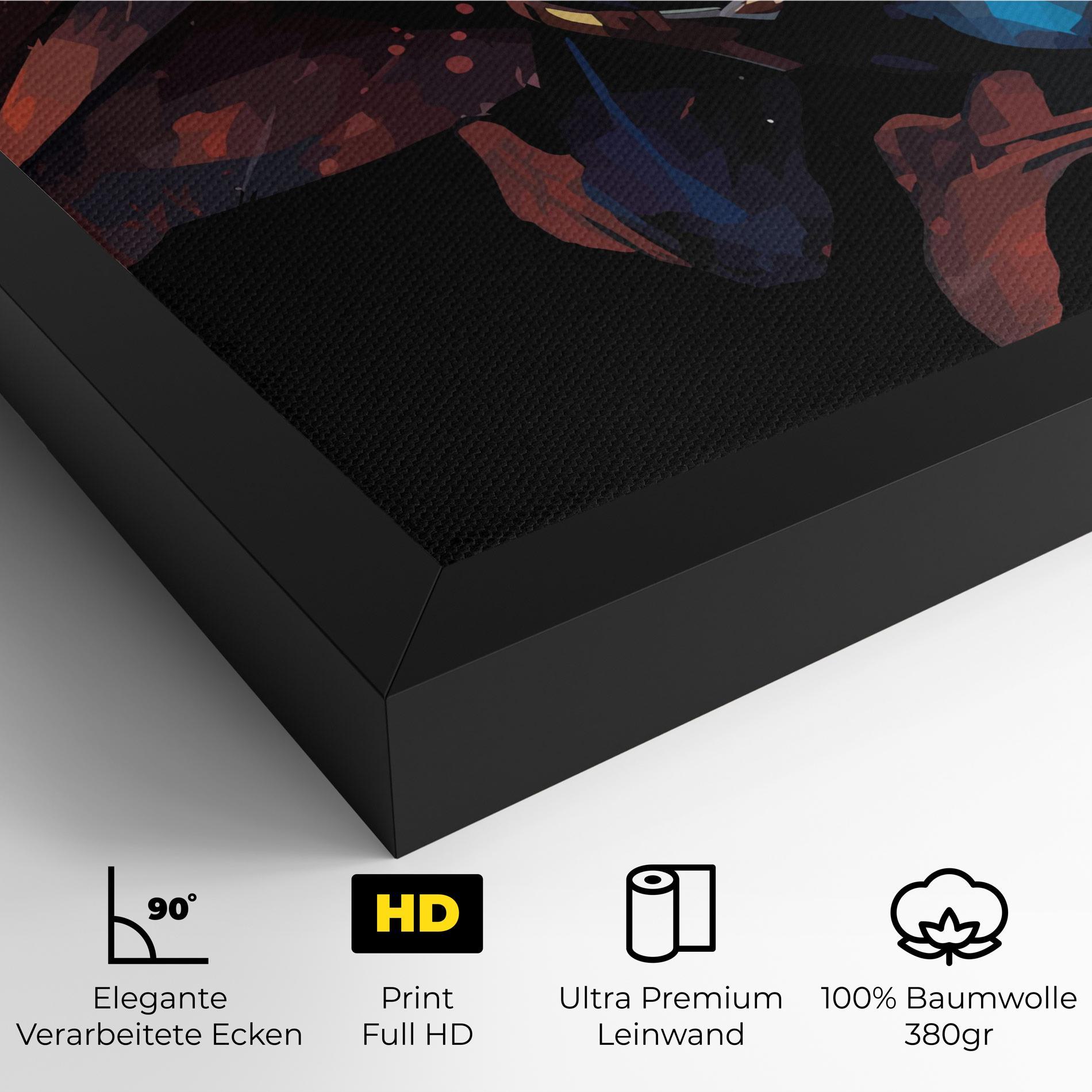 Leinwandbild Superman Jump mockup 4