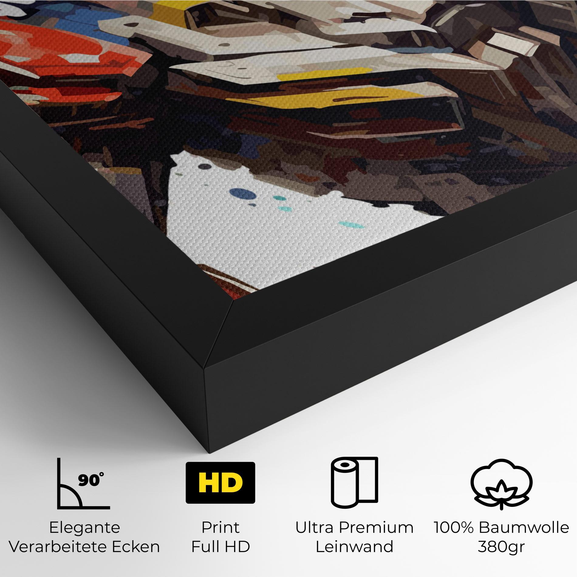 Leinwandbild Transformers Splash mockup 4