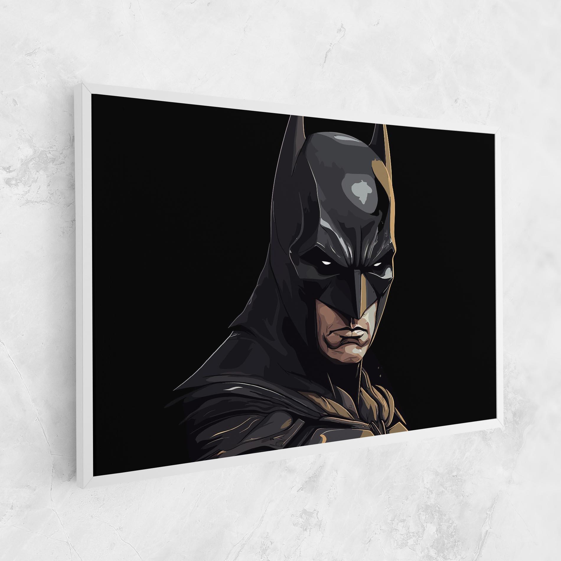 Leinwandbild Angry Batman mockup 1